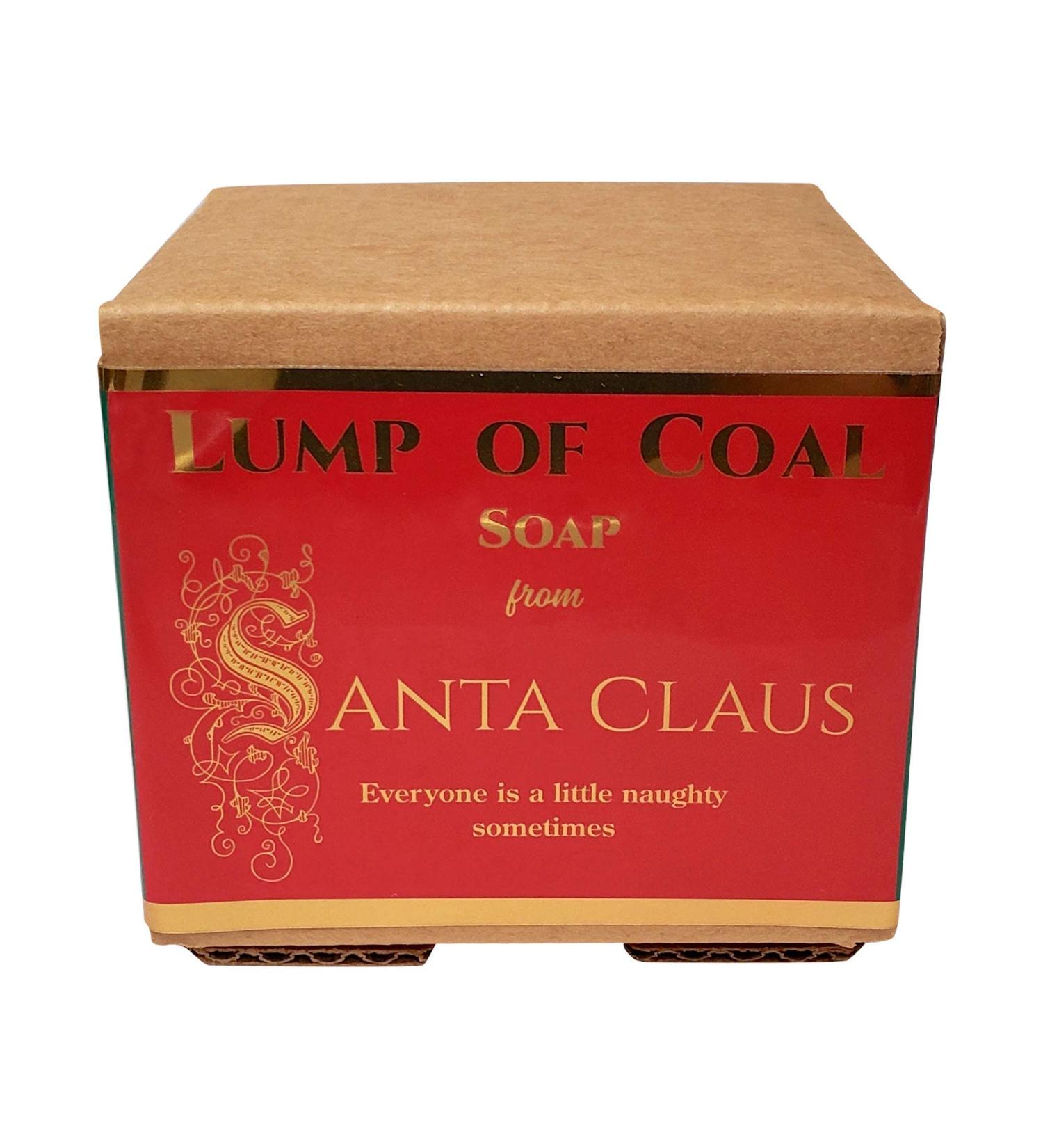 Charcoal Lump of Coal Soap with Cocoa Butter | Natural Vegan Body Soap | WFG Waterfall Glen Soap Company - Buy Online on GoSupps.com