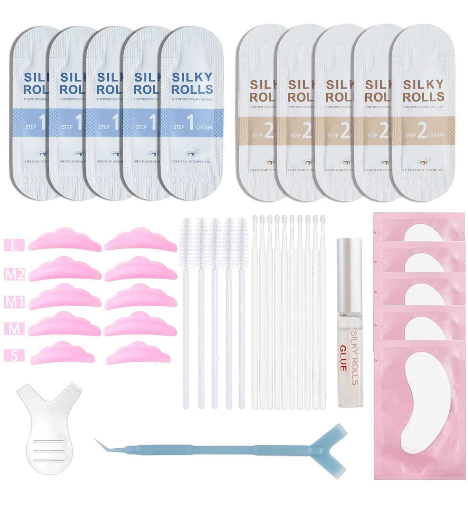 Silky Rolls Lash Lift Kit - 5 Pack Lash Lift Lotions for Eyelash Perm - Buy Online on GoSupps.com