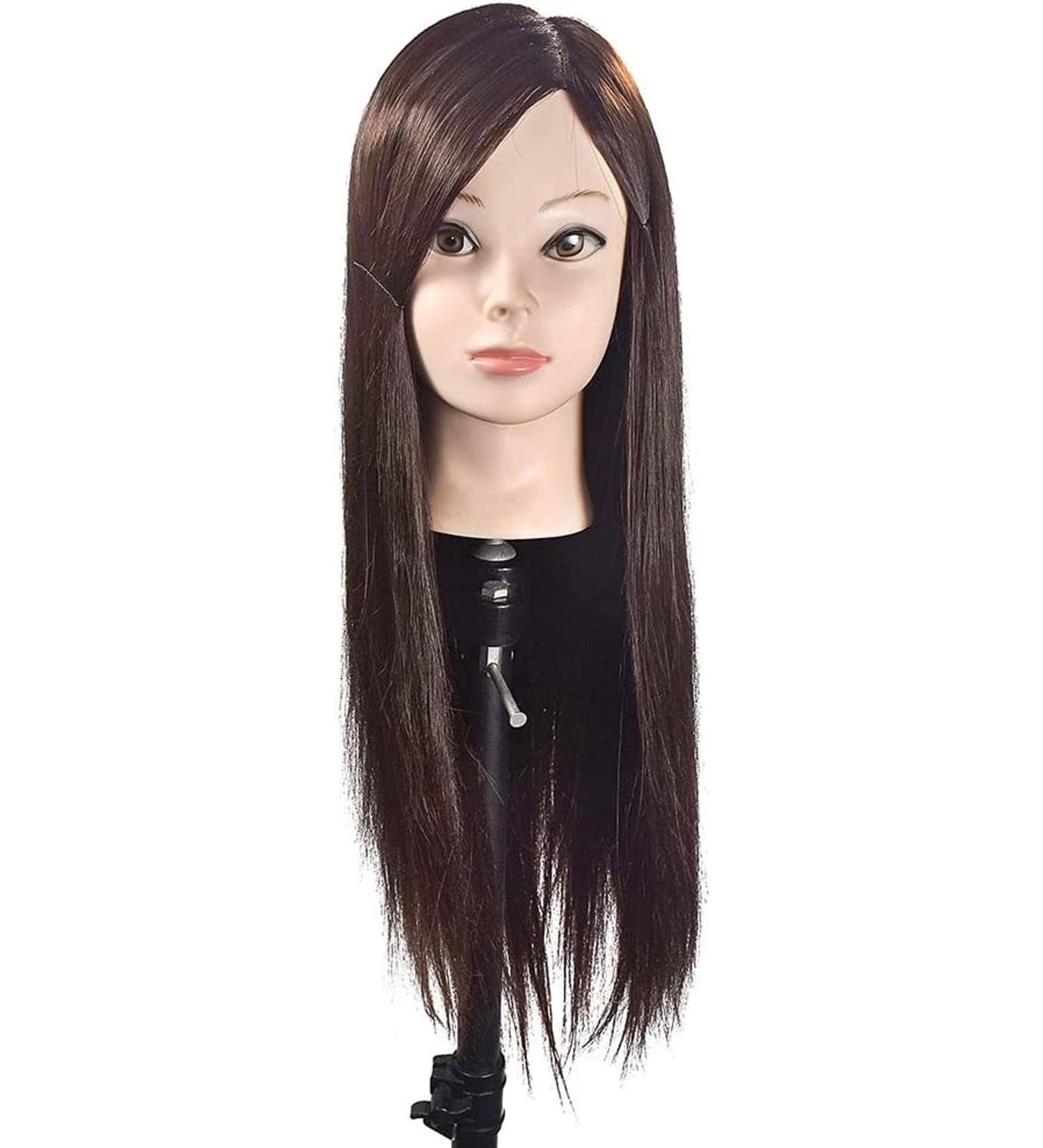 26 Inch Adjustable Female Tailor Puppet Mannequin Head - Ideal for Hair Styling & Cosmetology Training - Buy Online on GoSupps.com