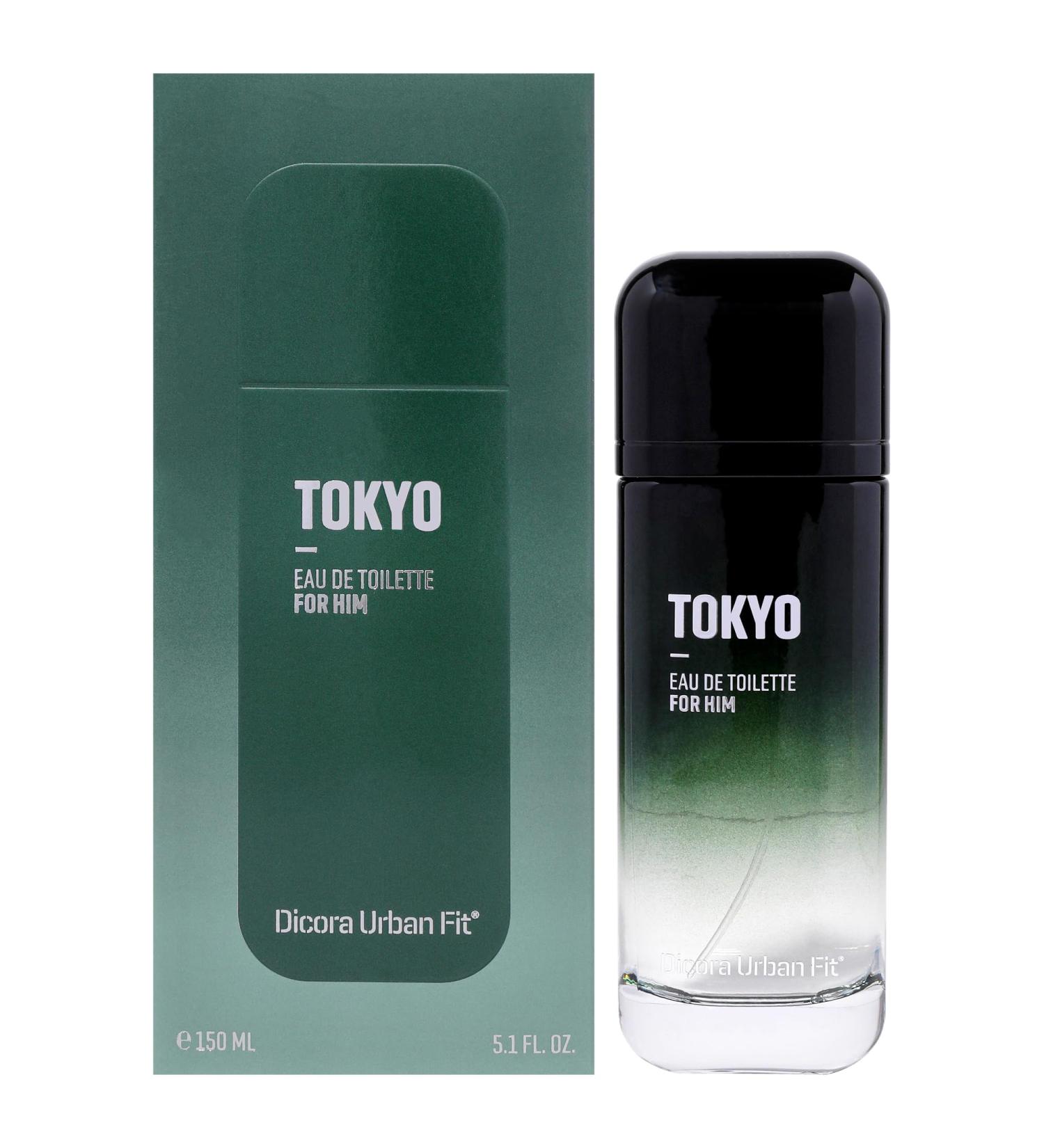 Dicora Urban Fit Tokyo Cologne for Men - Notes of Ginger Bergamot Lavender and Leather - Sensual Irresistible Fragrance - 5.07 oz EDT Spray - Buy Online on GoSupps.com