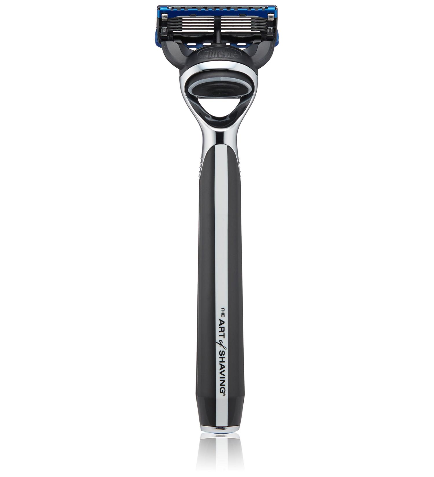 Shop The Art Of Shaving Morris Park Collection Razor - Jet Black | Gillette Fusion System | Premium International Shipping - Buy Online on GoSupps.com