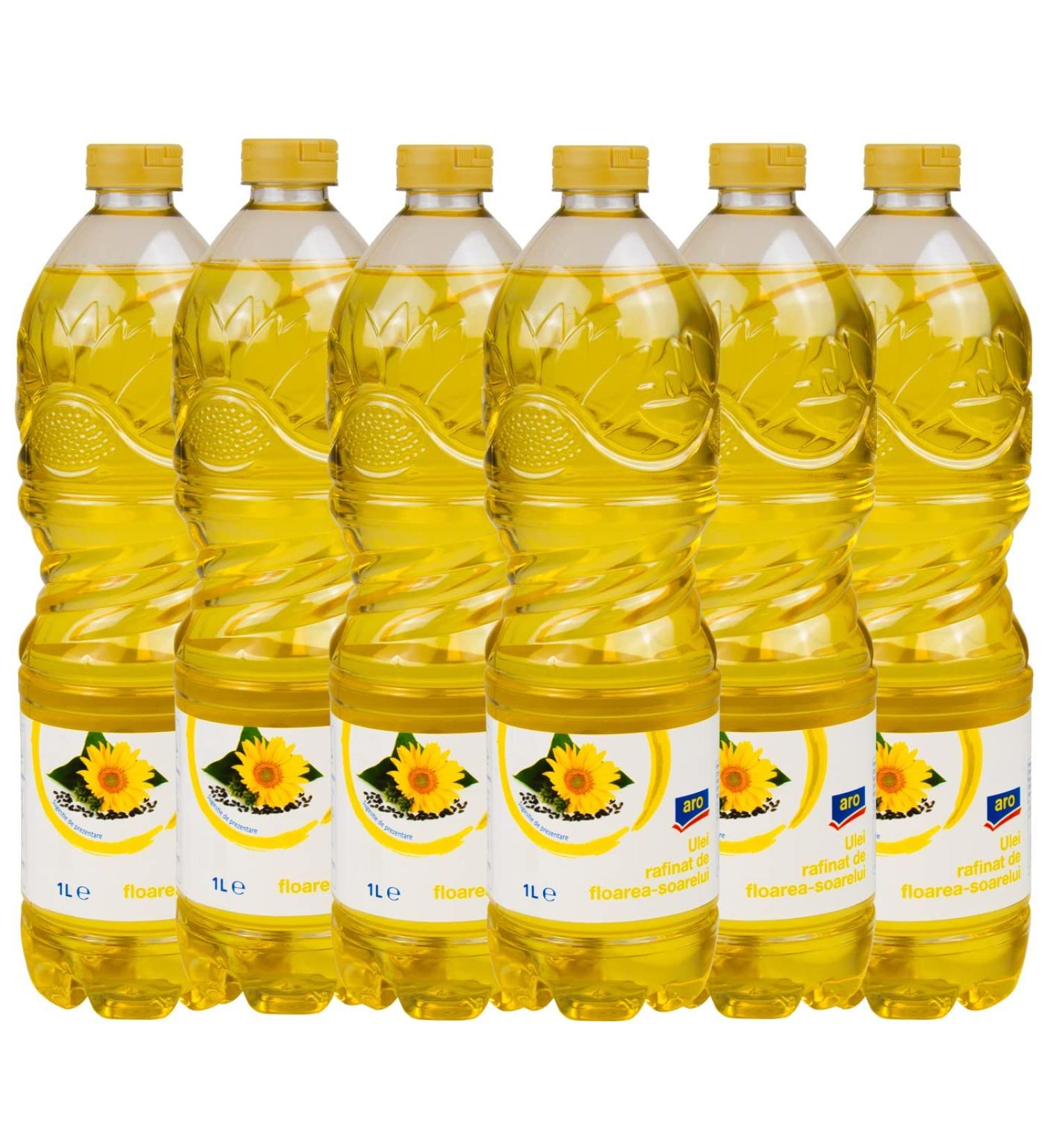 JUNG Sunflower Oil 6 X 1L - Premium High-Quality Frying Oil for Delicious Cooking | International Shipping - Buy Online on GoSupps.com