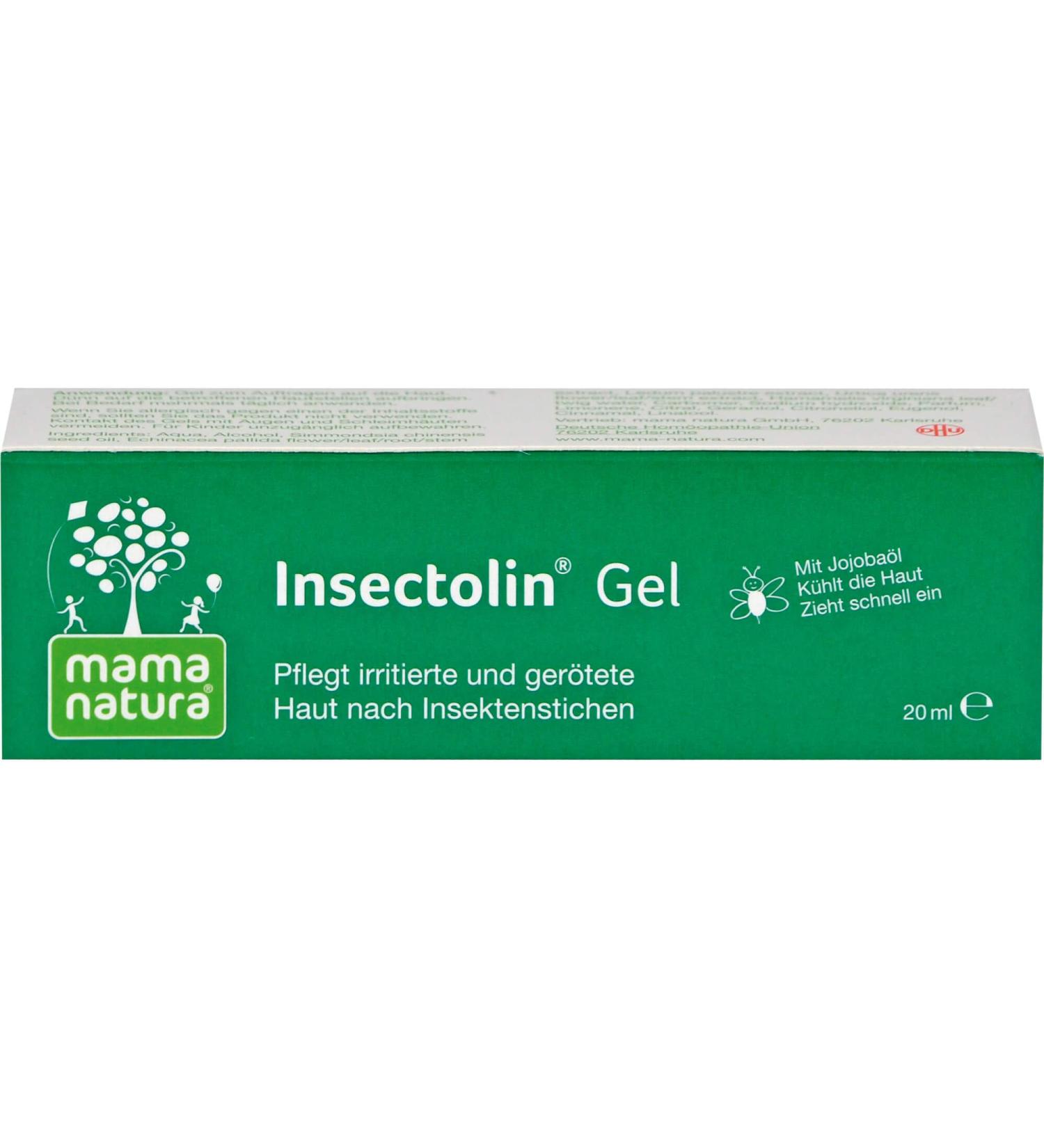Mama Natura Insectolin Gel 20 ml - Natural Insect Repellent for All Skin Types - Shop Internationally - Buy Online on GoSupps.com