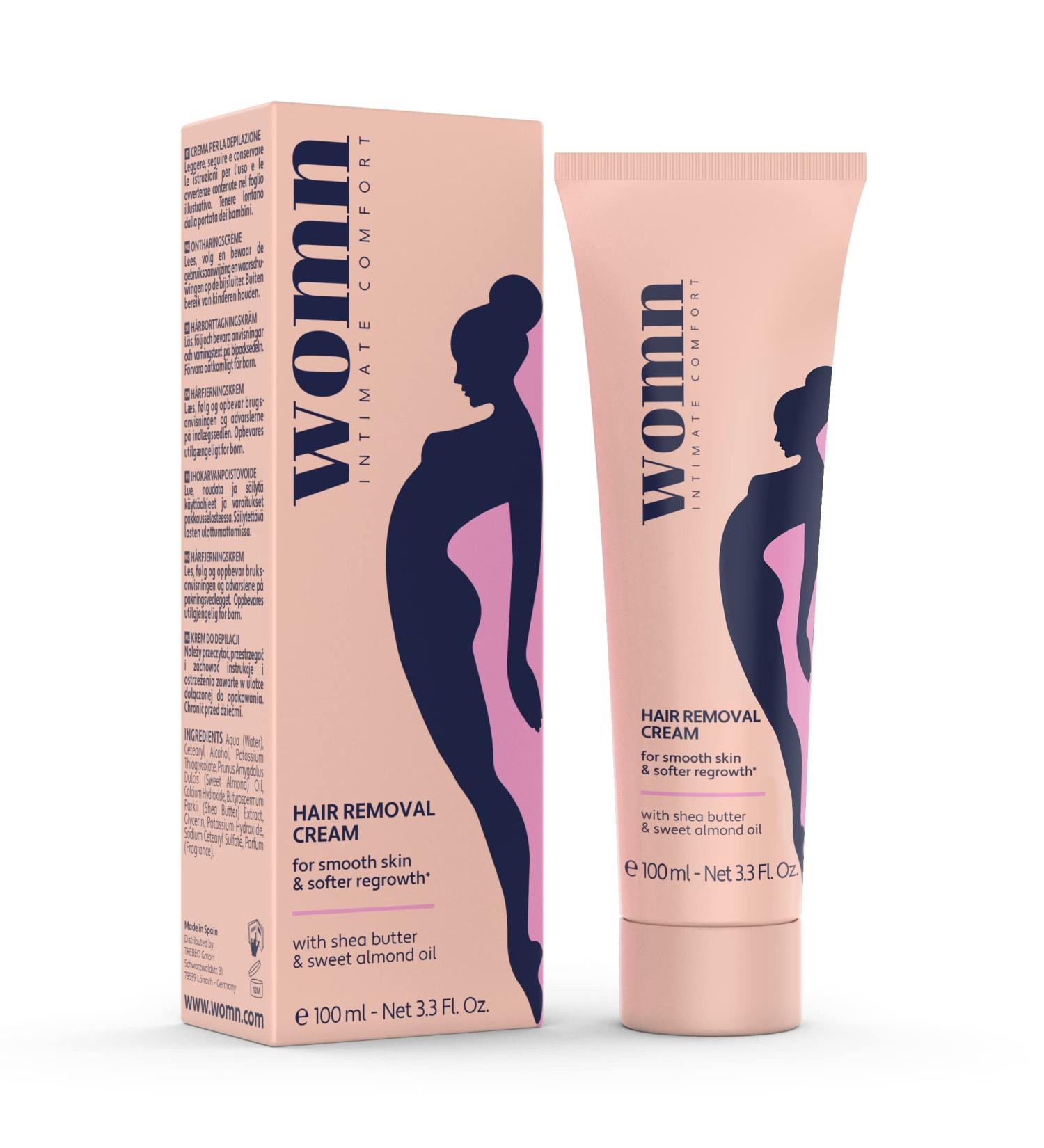 Womn Intimate Comfort Hair Removal Cream - Bikini & Armpit Depilatory 100ml - Buy Online on GoSupps.com