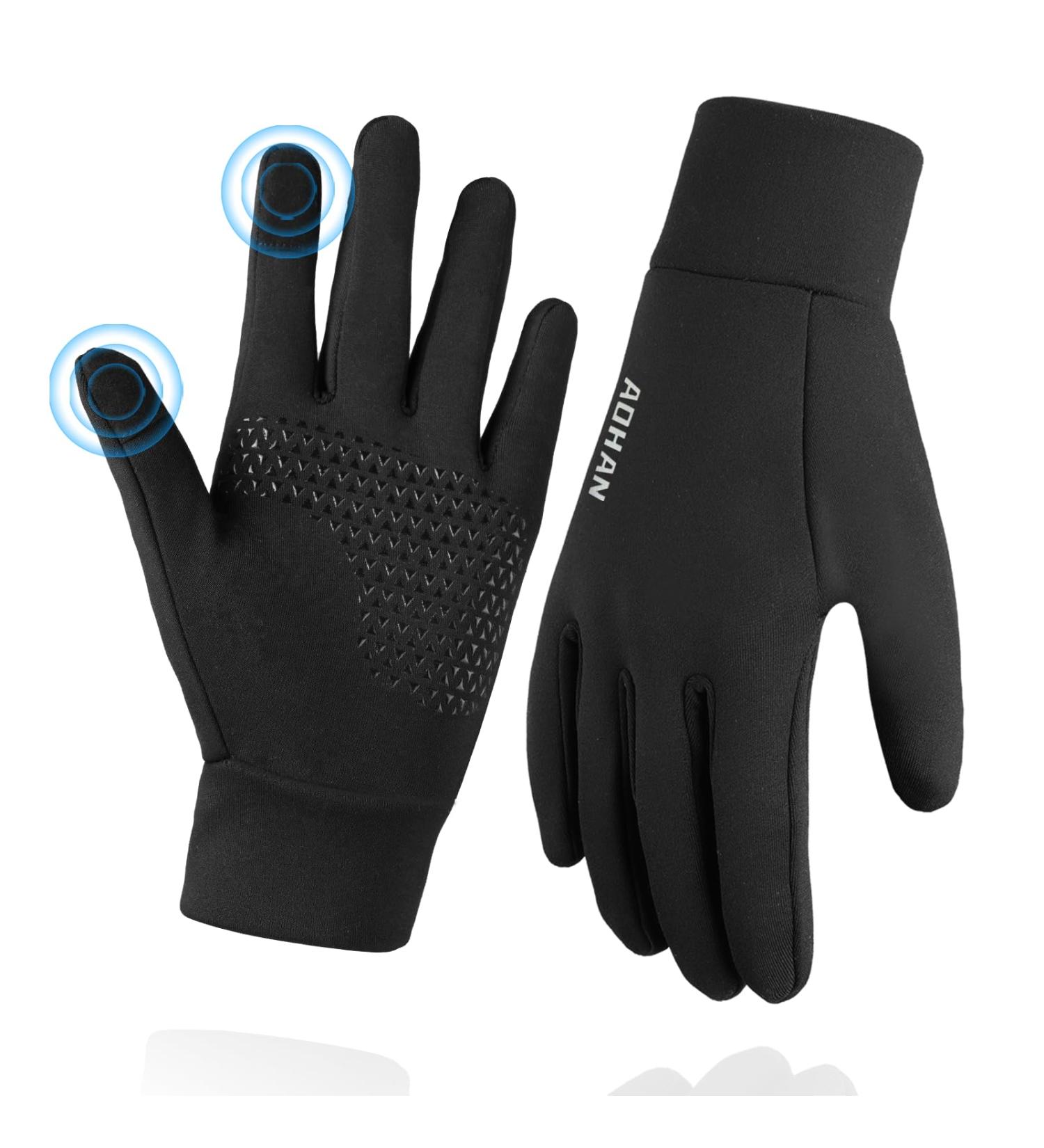 Yaniky Touchscreen Gloves - Warm Winter Sports Gloves for Men & Women | Non-Slip Running & Bike Gloves for Hiking & Driving - Buy Online on GoSupps.com