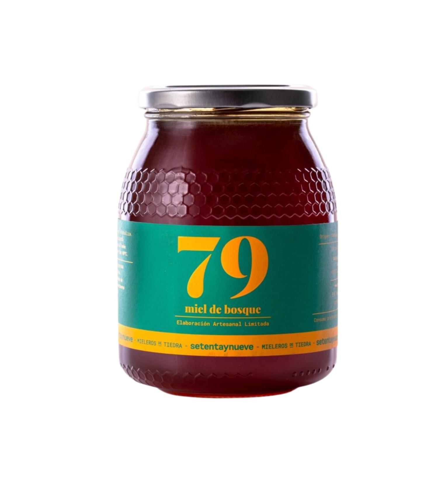 79 Setentaynueve Raw Natural Forest Honey Honeydew from Holm Oak and Oak Malty Flavor with a Salty Touch Origin Tiedra en Arribes del Duero Spain 1000gr - Buy Online on GoSupps.com
