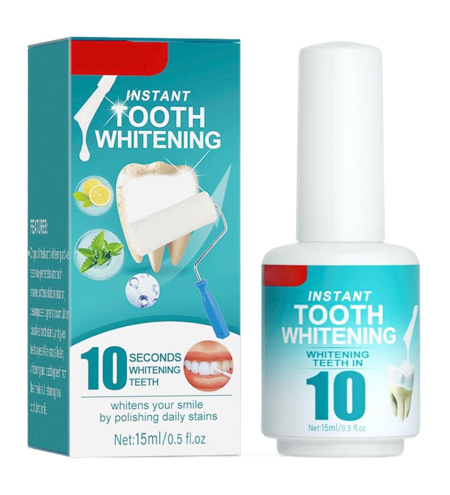 Giutsaull Tooth whitening paint dental varnish dental paint instant tooth dye sleek white dental varnish for removing stains oral whitening 15 ml - Buy Online on GoSupps.com