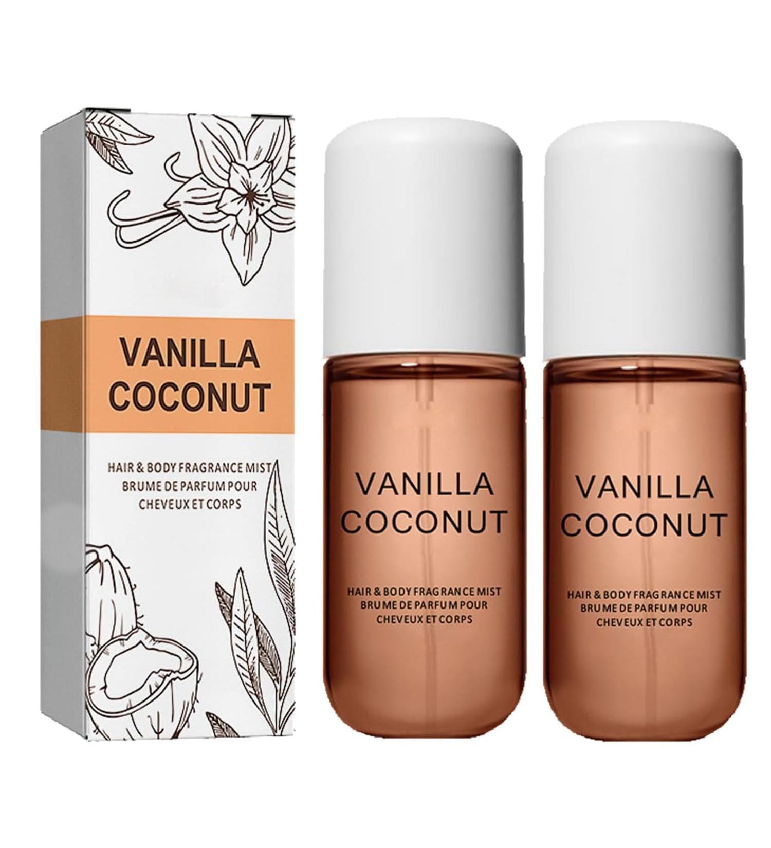Vanilla Coconut Perfume Vanilla Skin Perfume Vanilla Coconut Hair And Body Perfume Vanilla Coconut Hair And Body Perfume Spray (2pcs) - Buy Online on GoSupps.com