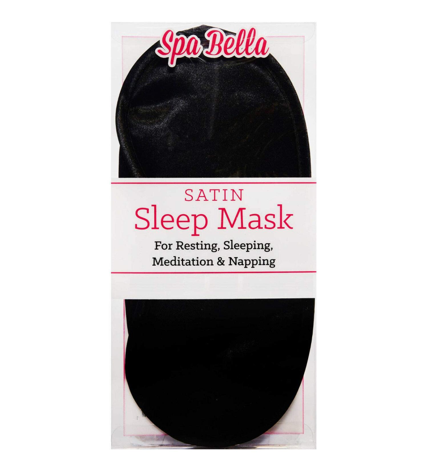 Spa Bella Satin Sleep MASK Travel & Home Ideal for Resting Sleeping Meditation