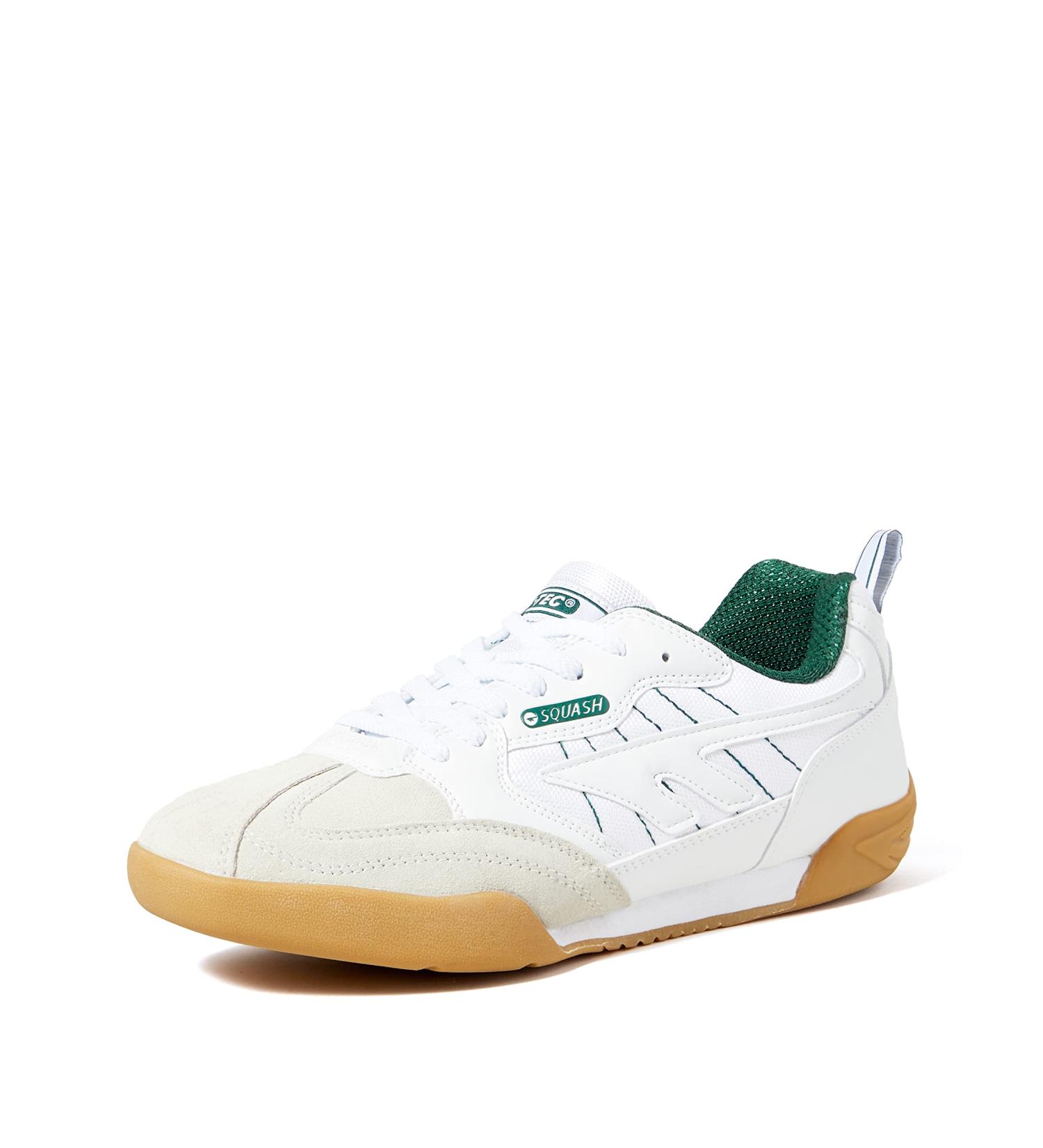 Buy Hi-Tec Unisex Squashclassic Sports Shoe - C002138-011-01 36 EU - White/Green - International Shipping Available - Buy Online on GoSupps.com