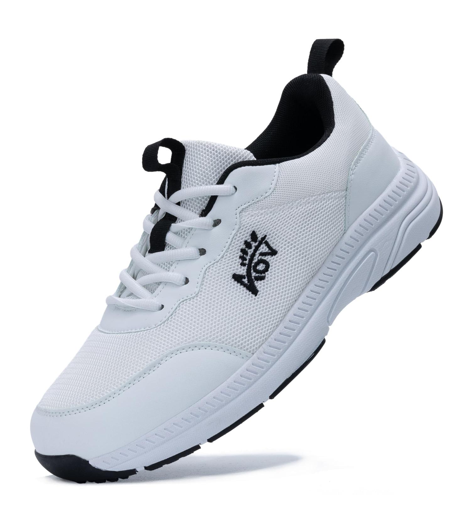 Buy QAUPPE Plantar Fasciitis Shoes for Men - Wide Diabetic Walking Sneakers with Arch Support & Cushioning for Swollen Feet | Sizes US7-13 - Free Shipping - Buy Online on GoSupps.com