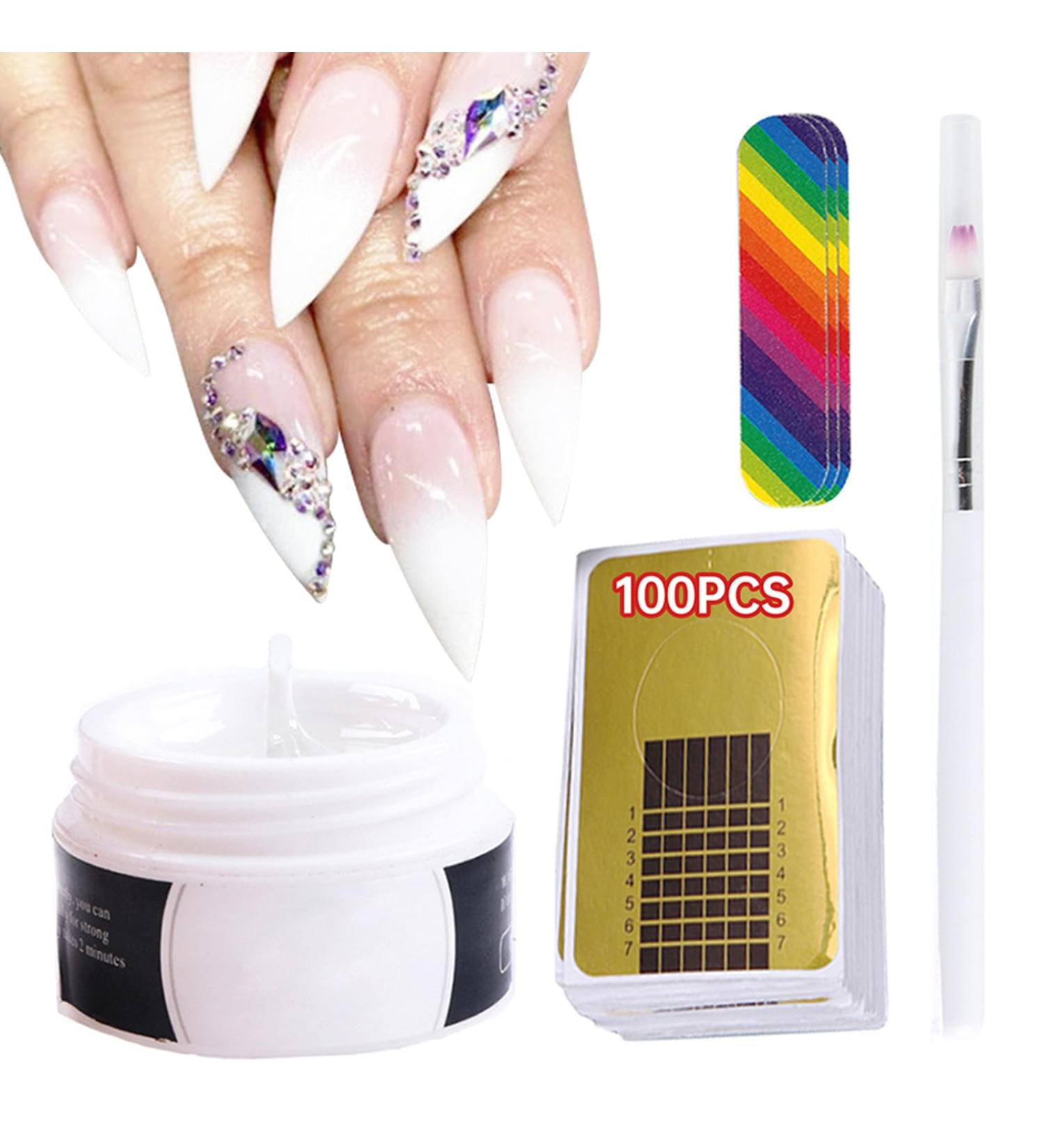 GZSYY Milky White Builder Gel for Gel Nails - 15ML UV Fiberglass Gel for Nail Design | International Shipping Available - Buy Online on GoSupps.com