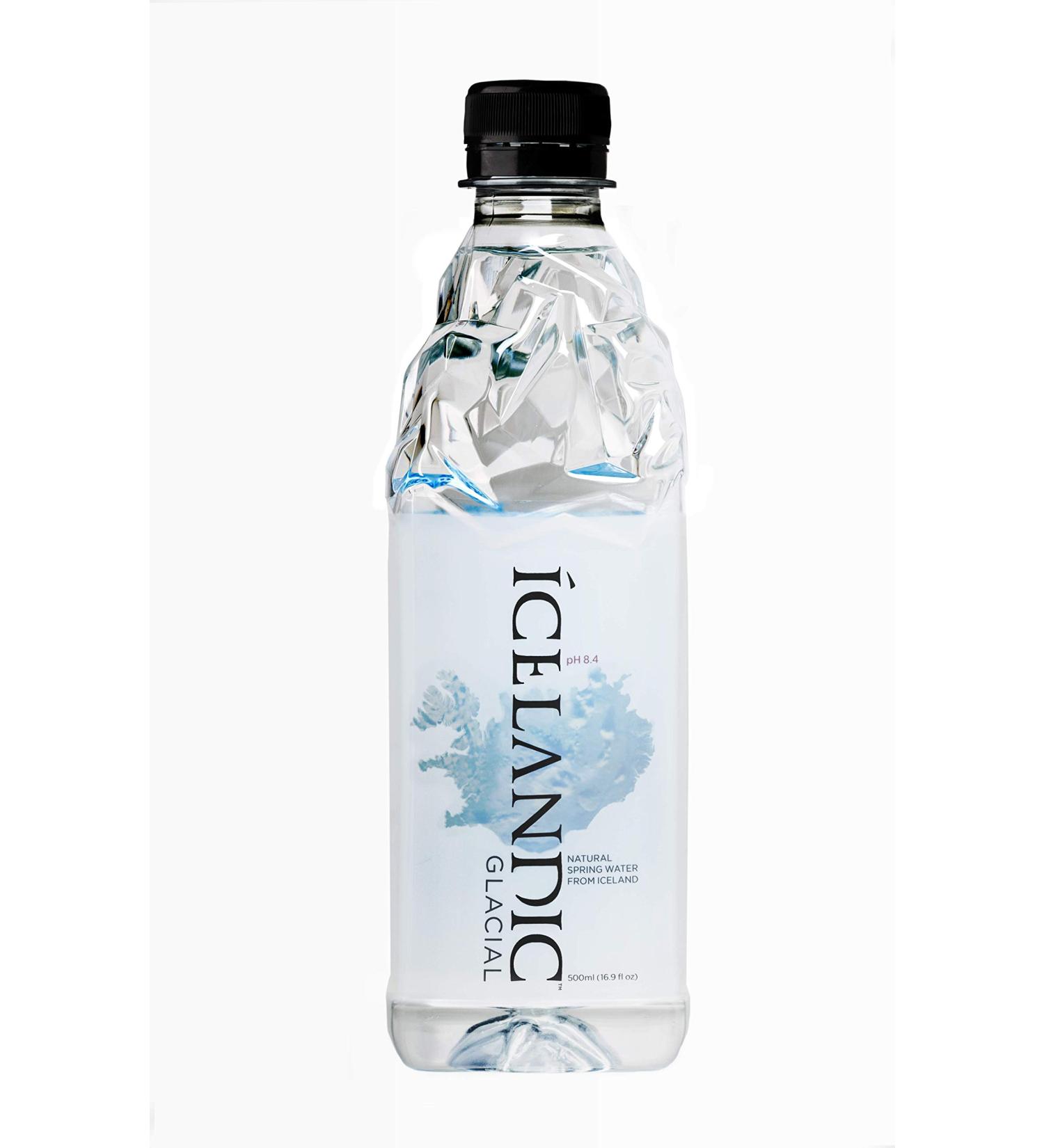 Icelandic Glacial Natural Spring Water from Iceland 500ml 24 Count - Buy Online on GoSupps.com