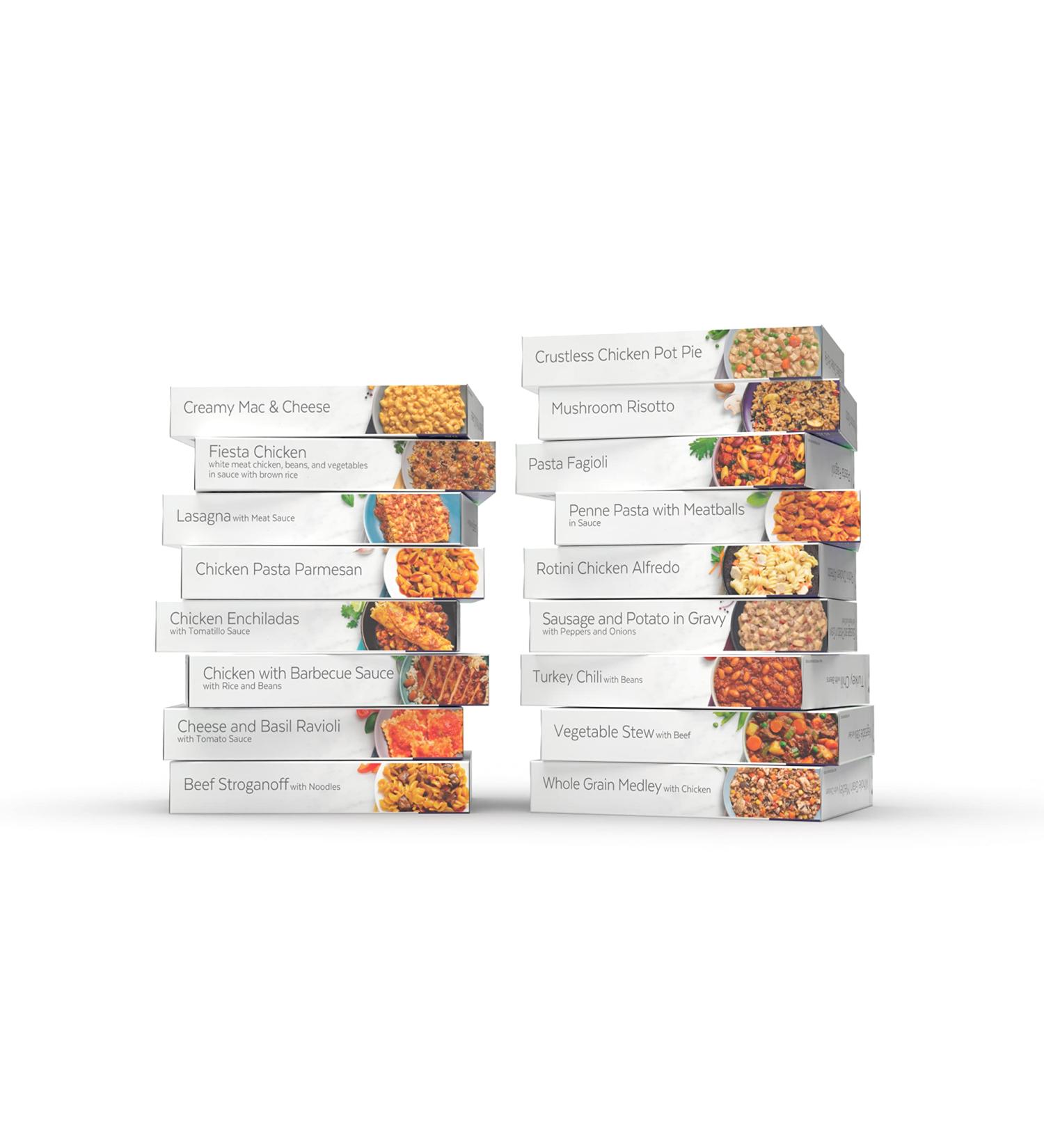 HMR Ultimate Entree Variety Pack  17 Different Ready to Eat Meals  7-8oz. Servings  17 Meals 17 Pack - Buy Online on GoSupps.com