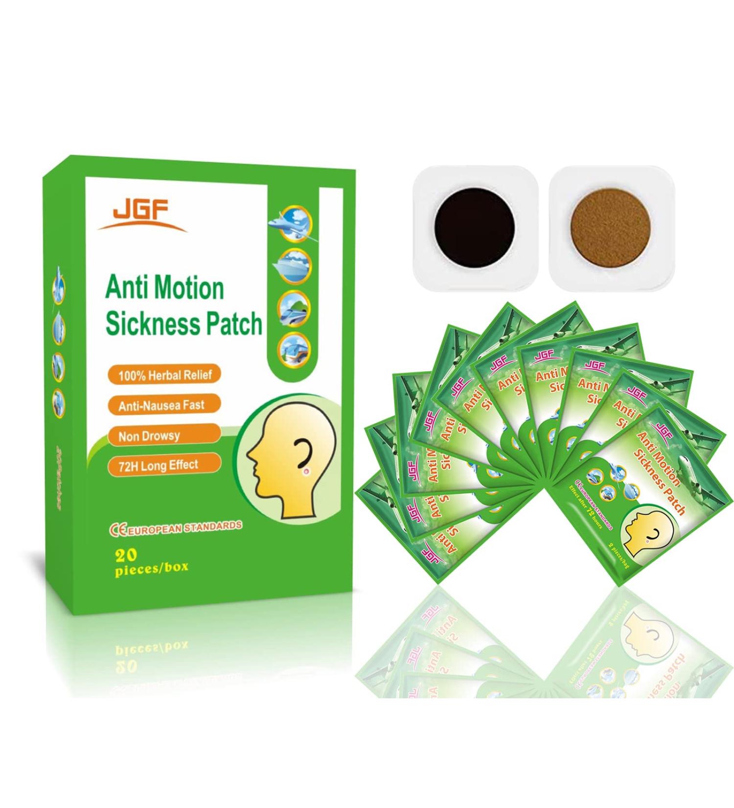 iFory Motion Sickness Patch 20 Count - Fast-Acting Relief for Nausea & Vomiting - Buy Online on GoSupps.com