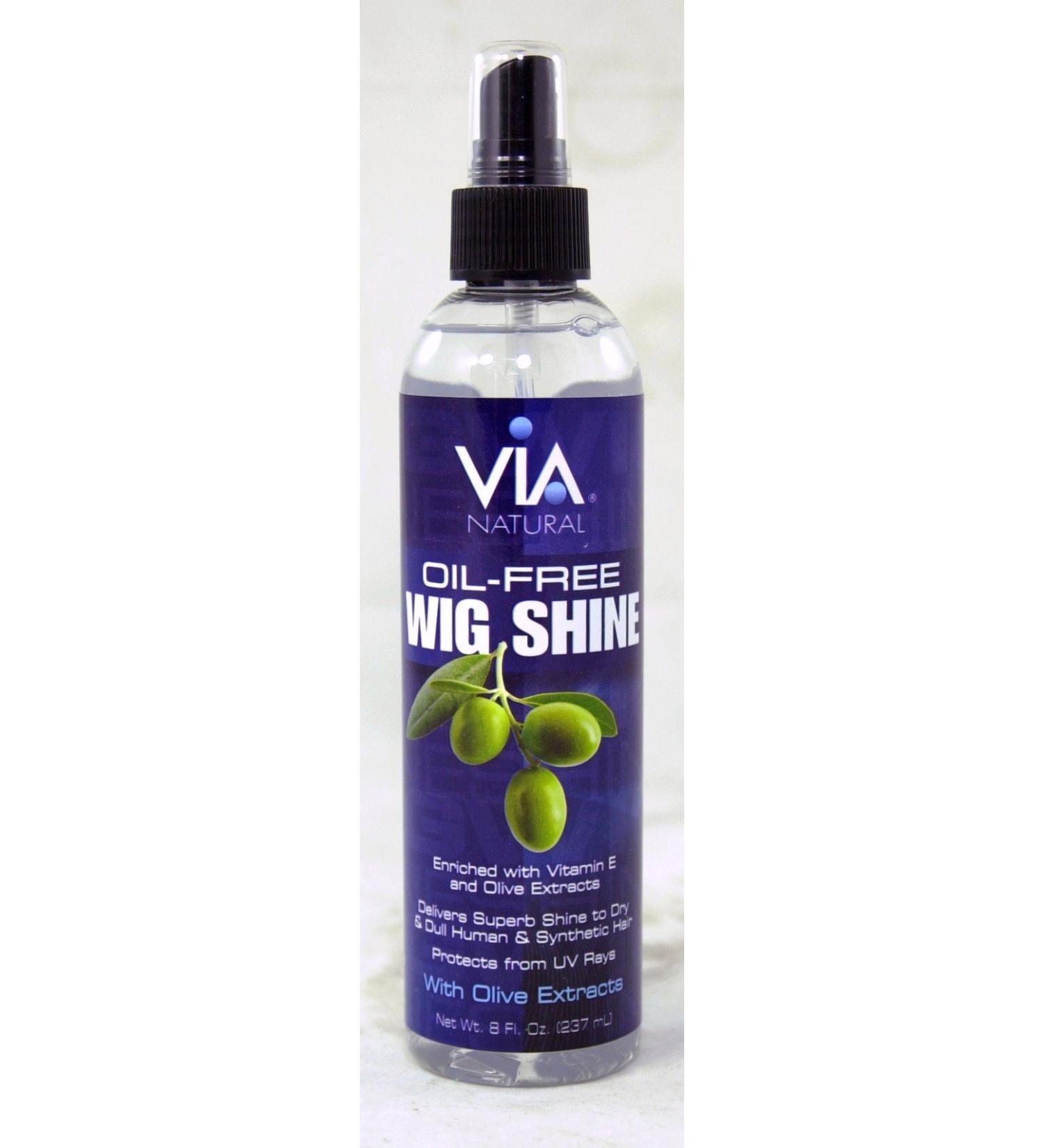 Via Natural Oil Free Wig Shine 2 Oz