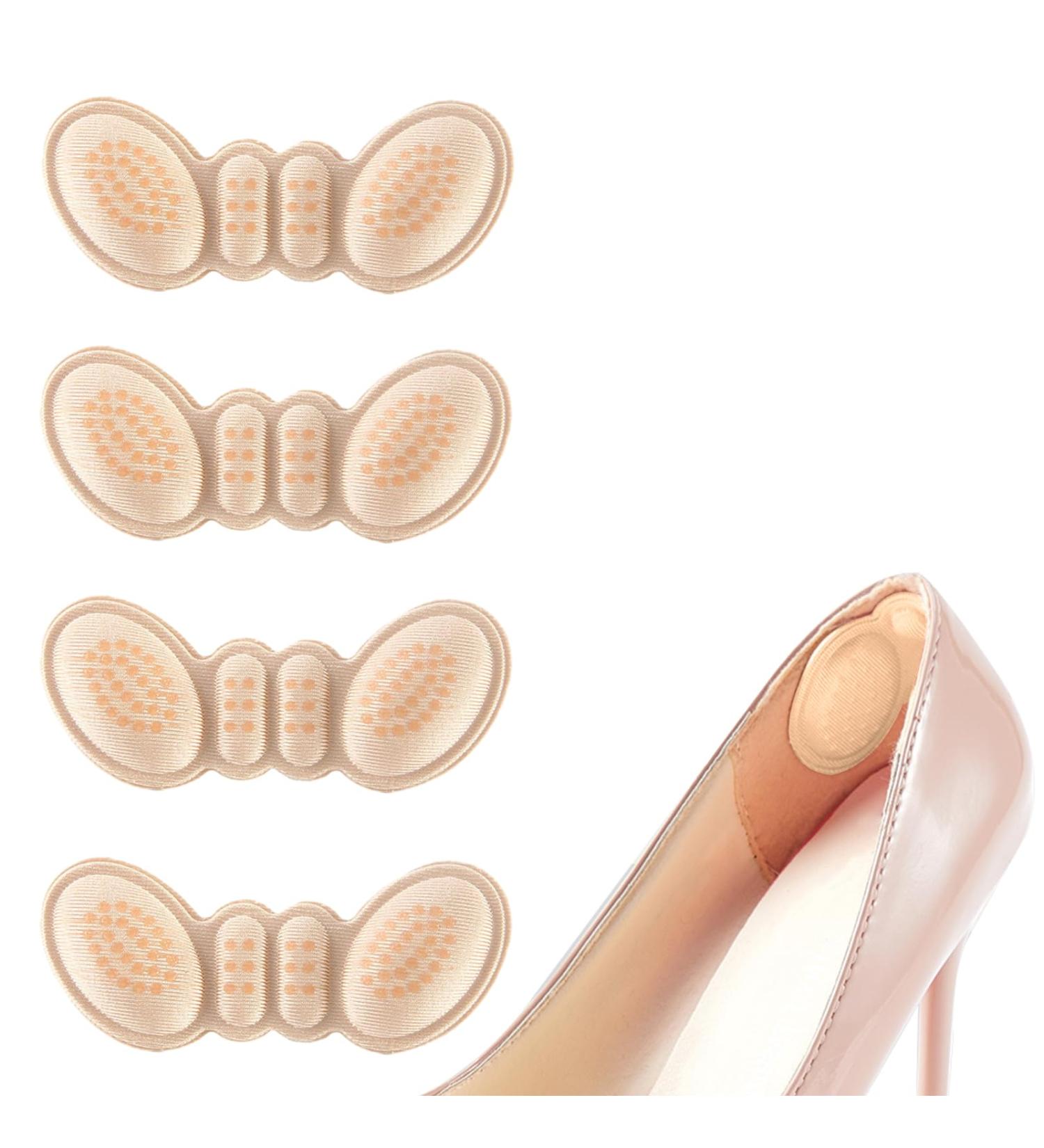 Buy Heel Inserts for Women - Comfort Cushion Pads for Loose Shoes - 3mm Beige (2 Pairs) | Pain Relief & Better Fit - Buy Online on GoSupps.com
