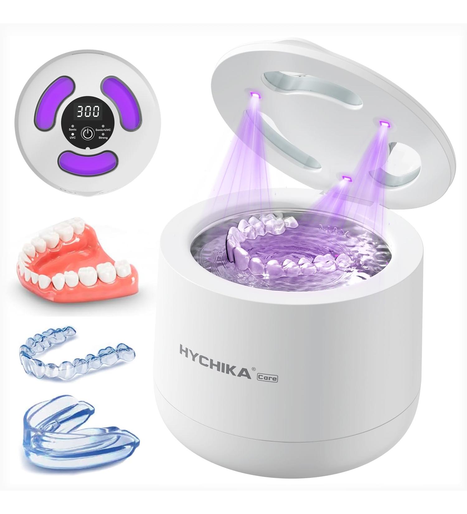 Nettoyeur Ultrasons avec St rilisation par UV Haute Fr quence 45kHz Ultrasonic Cleaner 4 Modes Affichage num rique HD 200 ml pour Dentaires Appareils de Contention Goutti res de Nuit etc. Blanc - Buy Online on GoSupps.com