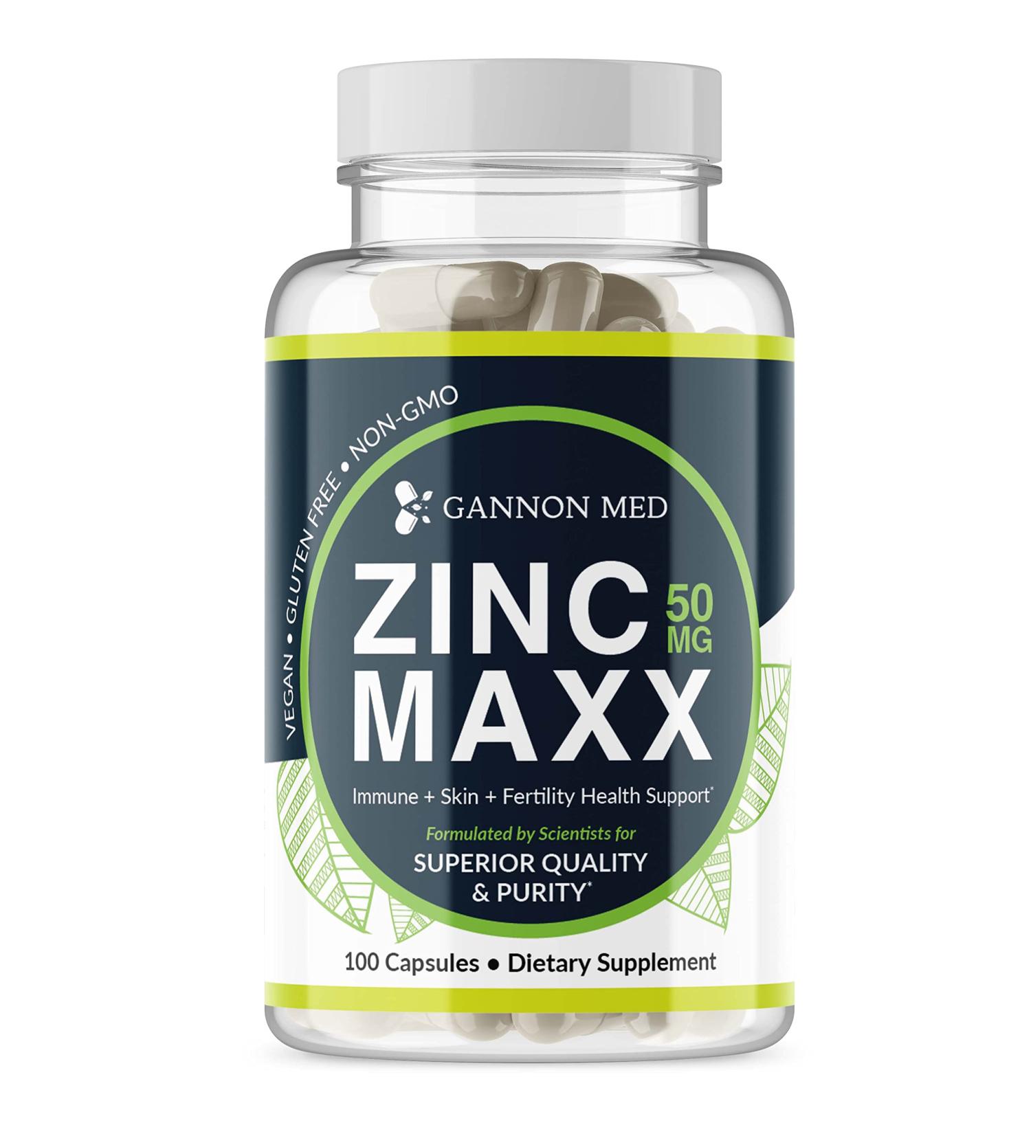 Zinc Maxx: Immunity, Skin & Reproductive Health Booster - 100 Count - Buy Online on GoSupps.com