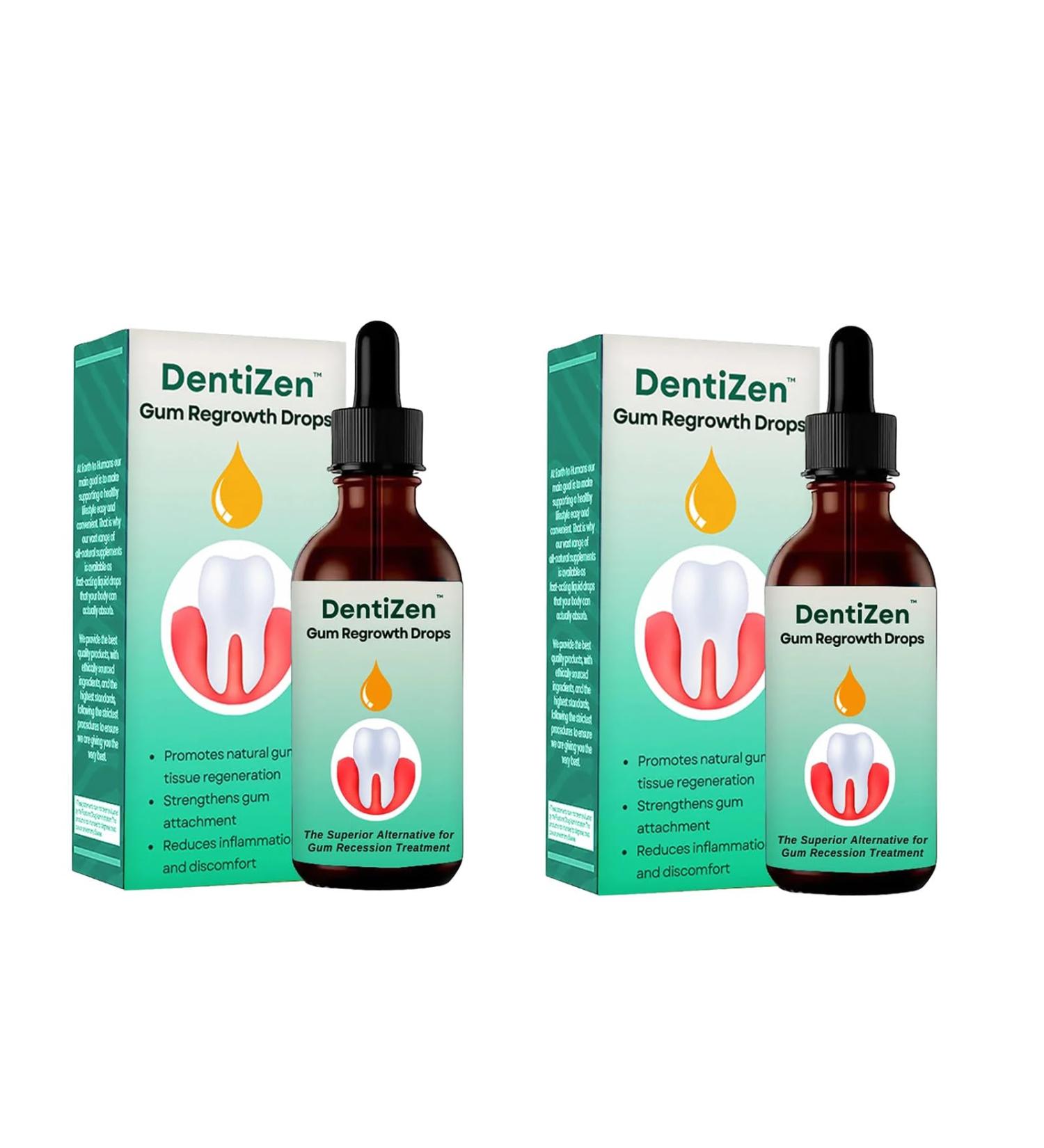 Dentizen Gum Regrowth Drops | Repair Gum Loss & Promote Gum Health - 2PCs - Buy Online on GoSupps.com
