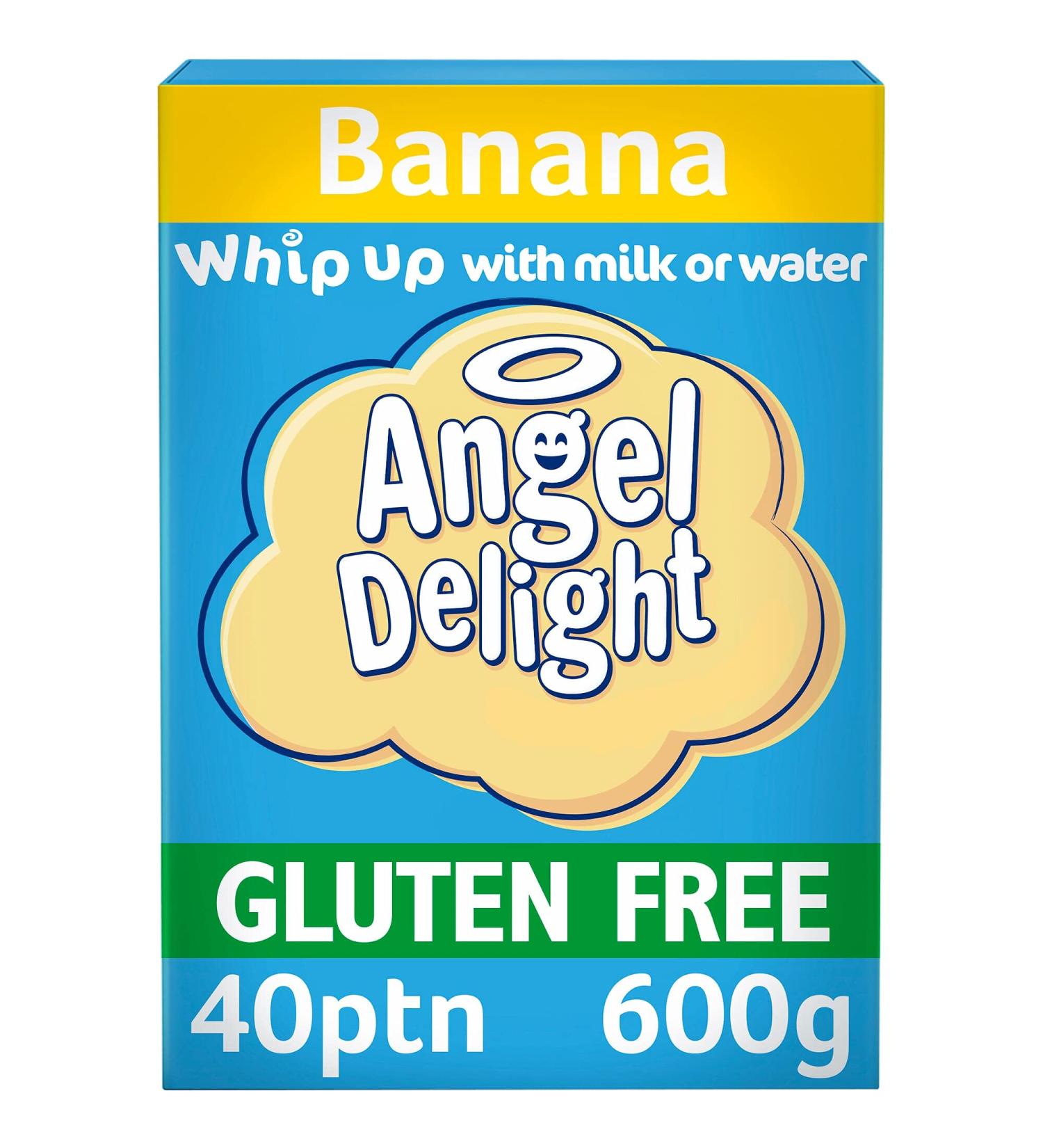 Angel Delight Banana Flavour Dessert Mix - 12x600g
