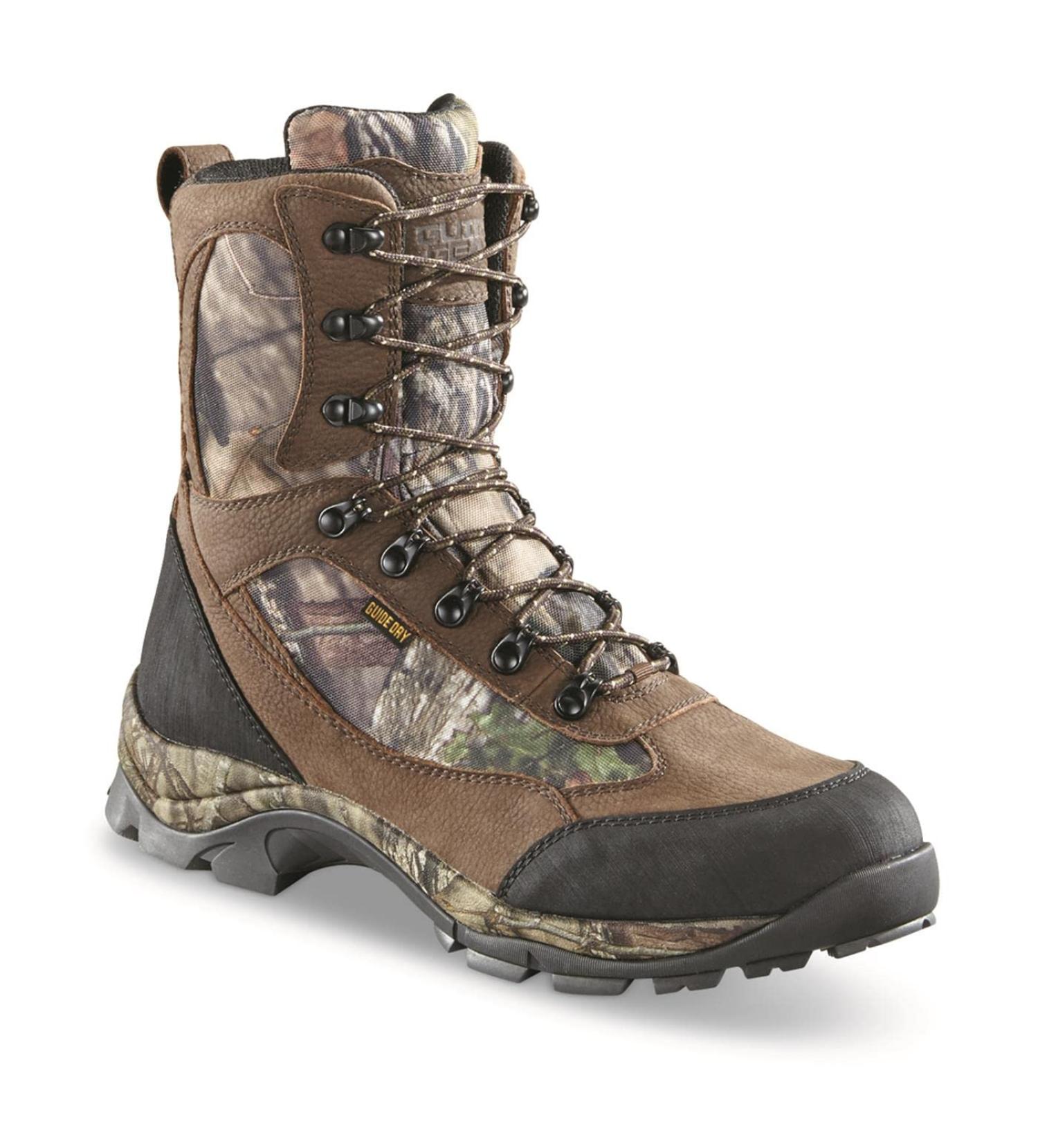 Guide Gear Men's Waterproof Country Pursuit Hunting Boots - 9 to 11 Mobu Country - Buy Online on GoSupps.com