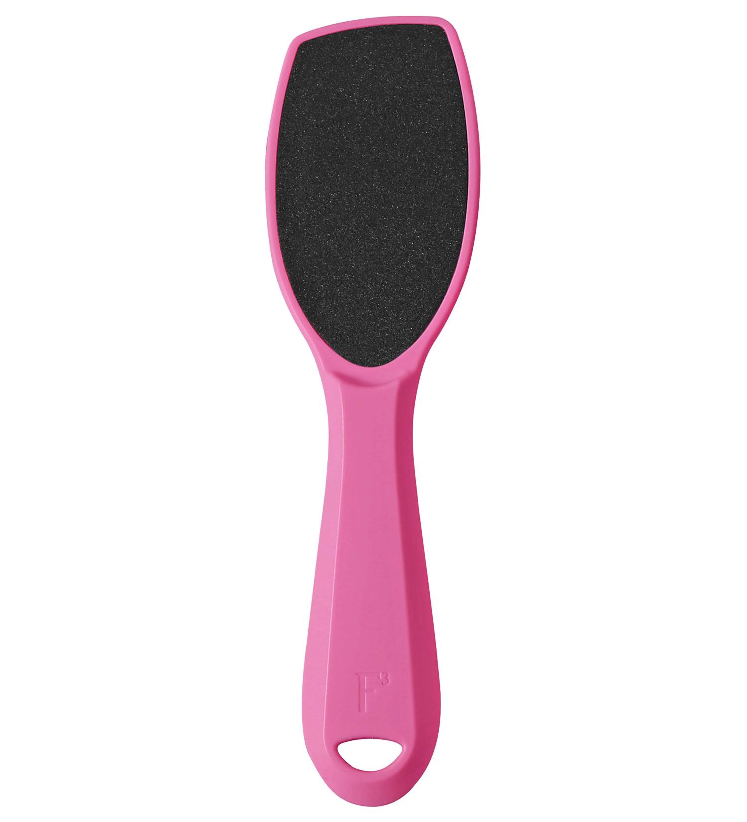 Wide Emery Foot File - Double-Sided Pedicure Tool for Cracked Heels & Callus Removal | Colossal Foot Scrubber for Men & Women - Hot Pink - Buy Online on GoSupps.com