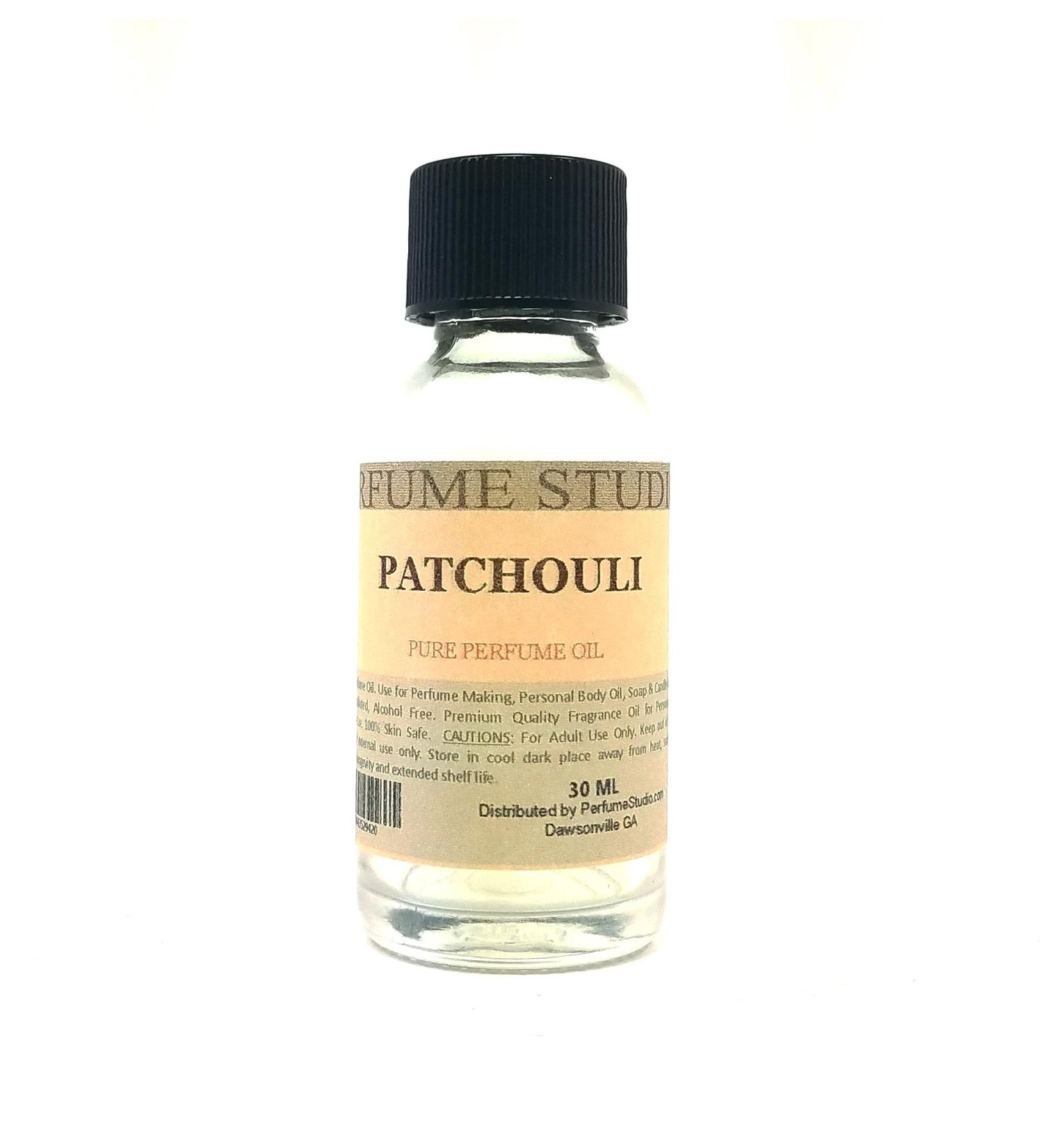Patchouli Perfume Oil for Perfume Making Personal Body Oil Soap Candle Making & Incense Splash-On Clear Glass Bottle. Premium Quality Undiluted & Alcohol Free (1oz Patchouli Fragrance Oil)