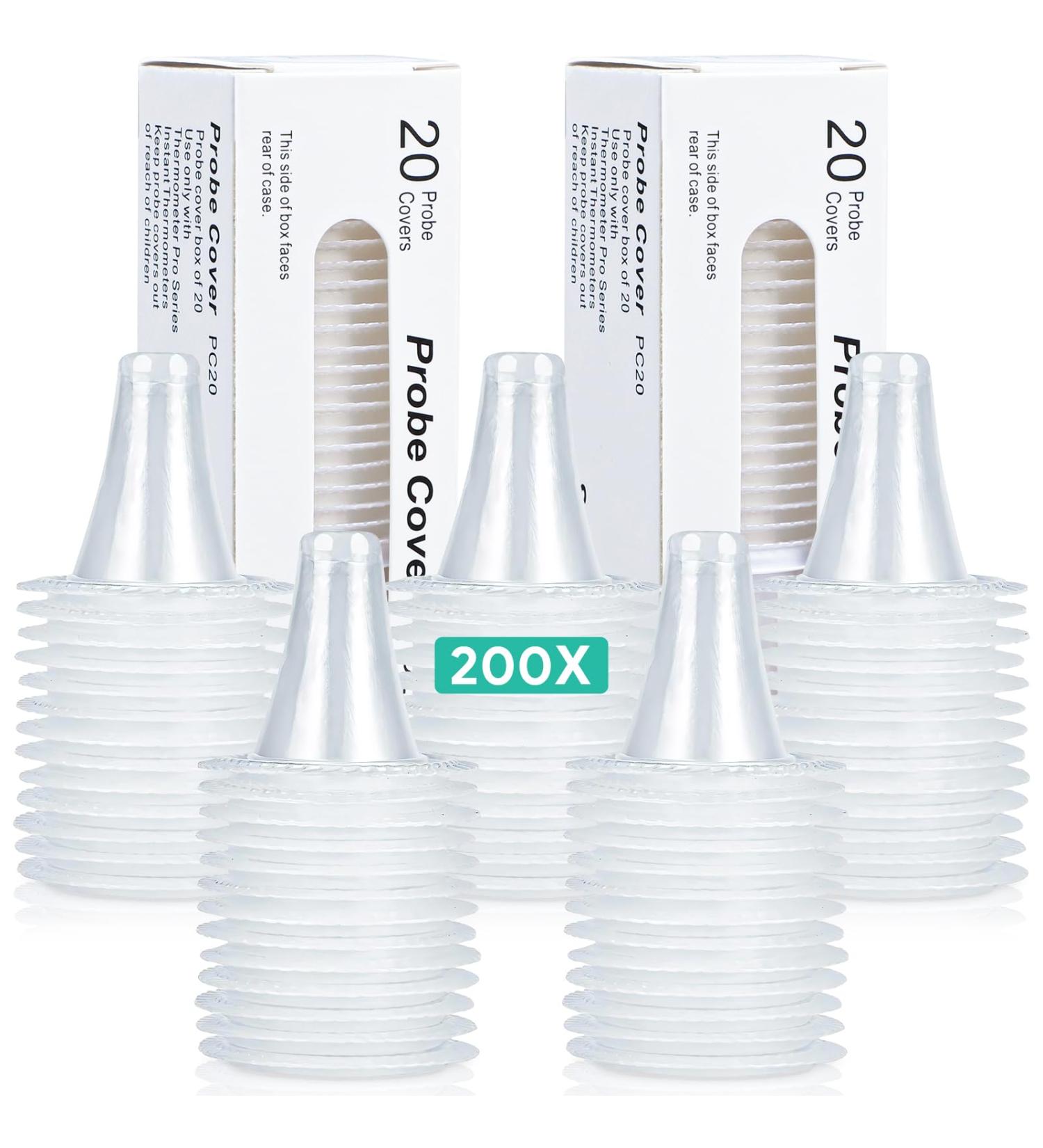 Buy 200 Brown Fever Thermometer Protective Caps - Compatible with All Brown Thermoscan Ear Covers | International Shipping Available - Buy Online on GoSupps.com