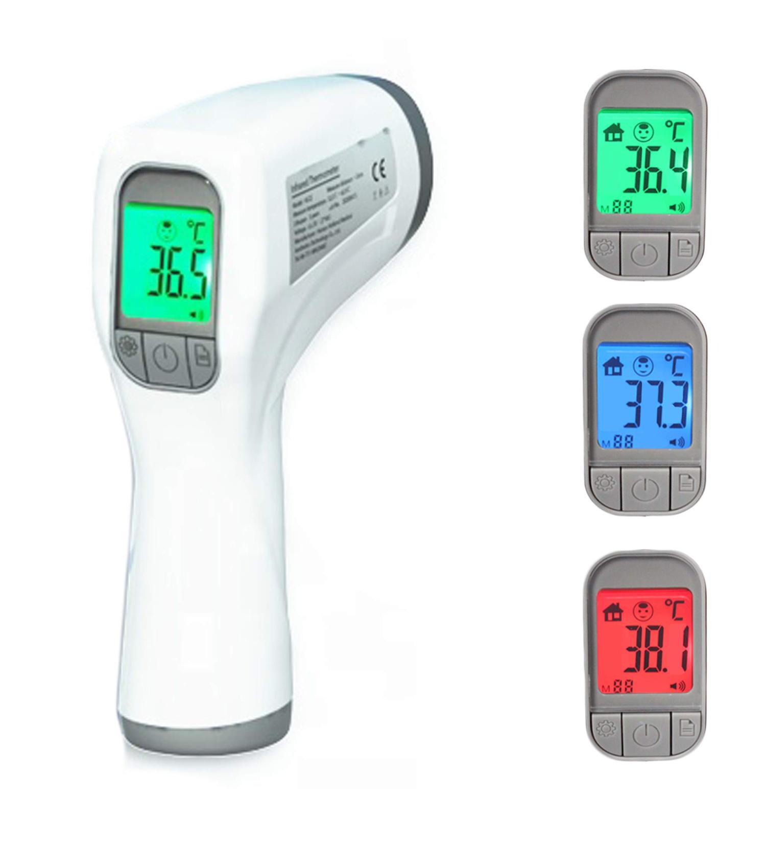 Non-Contact Digital Infrared Thermometer for Babies & Adults | Fast Accurate Temperature Measurement & Fever Alarm | Ideal for Food & Surface Use - Buy Online on GoSupps.com