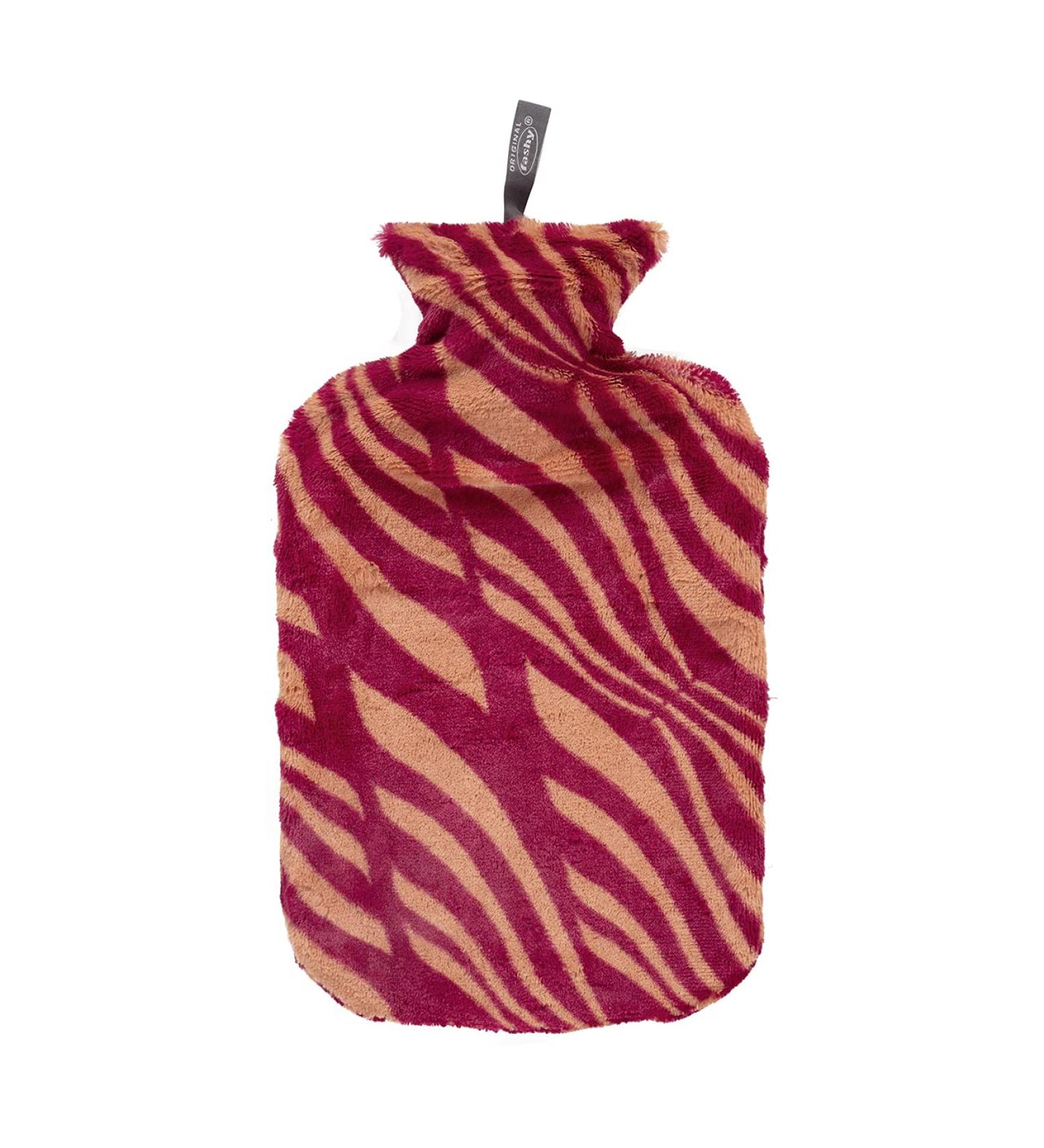 Fashy 67365 40 hot water bottle with fleece cover 2L