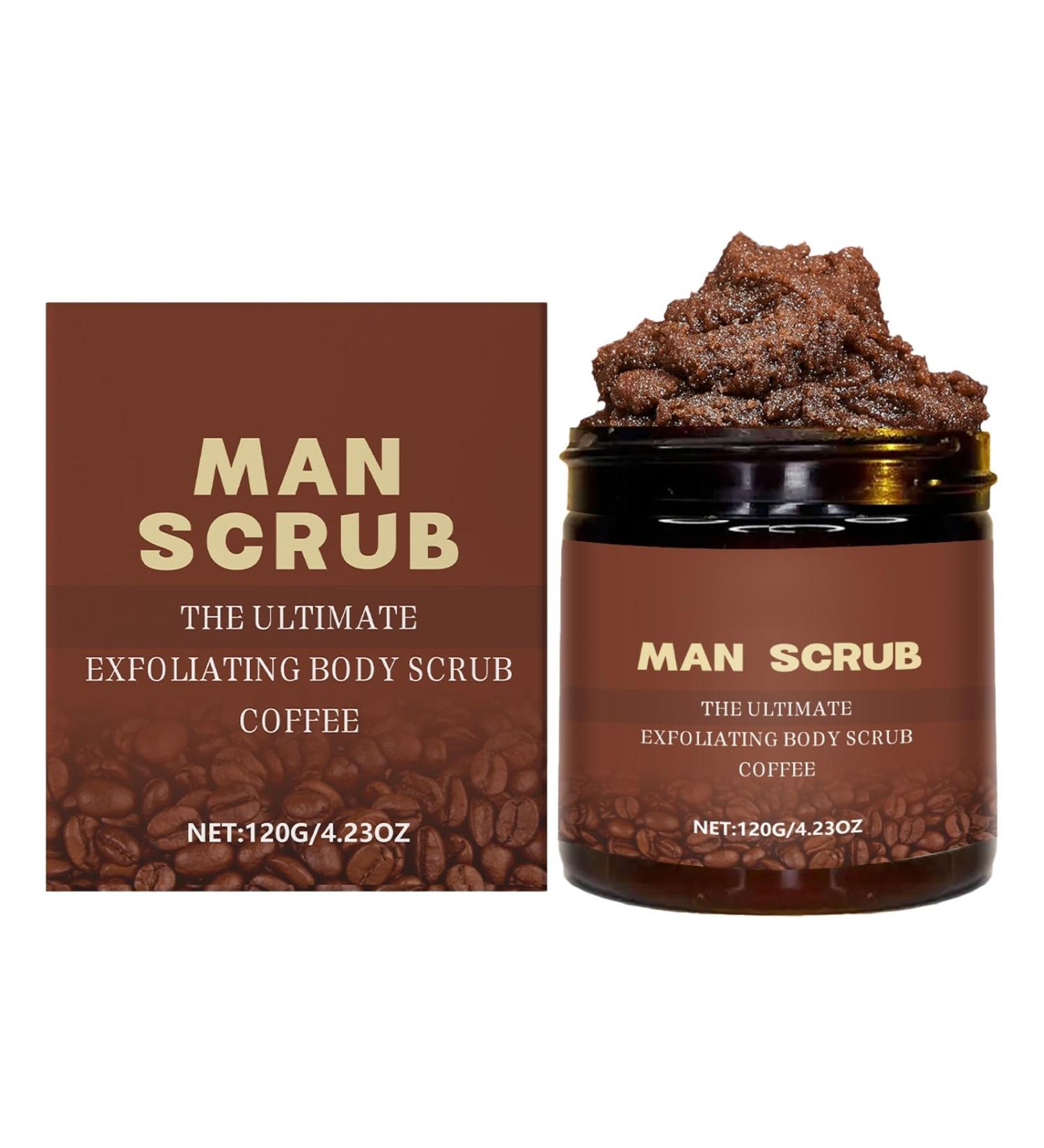 Body Mens Exfoliating Body Scrub Ultimate Skin Cleansing Wash in Jar with Top Lid for All Skin Types You Blast Coffee One Size One Size Coffee - Buy Online on GoSupps.com