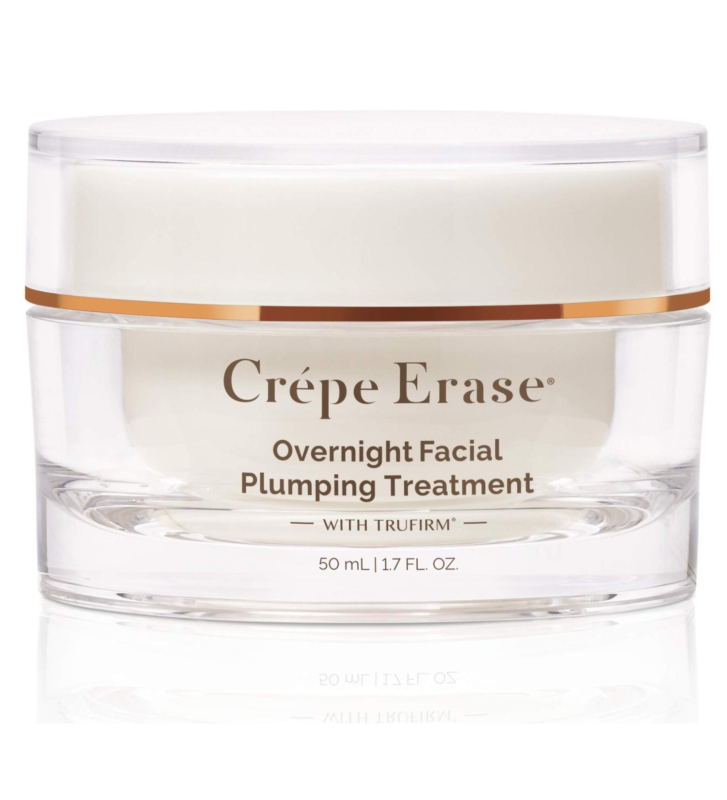 Crepe Erase Advanced Overnight Plumping Facial Treatment - 1.7 Oz with TruFirm Complex and 9 Super Hydrators - Buy Online on GoSupps.com