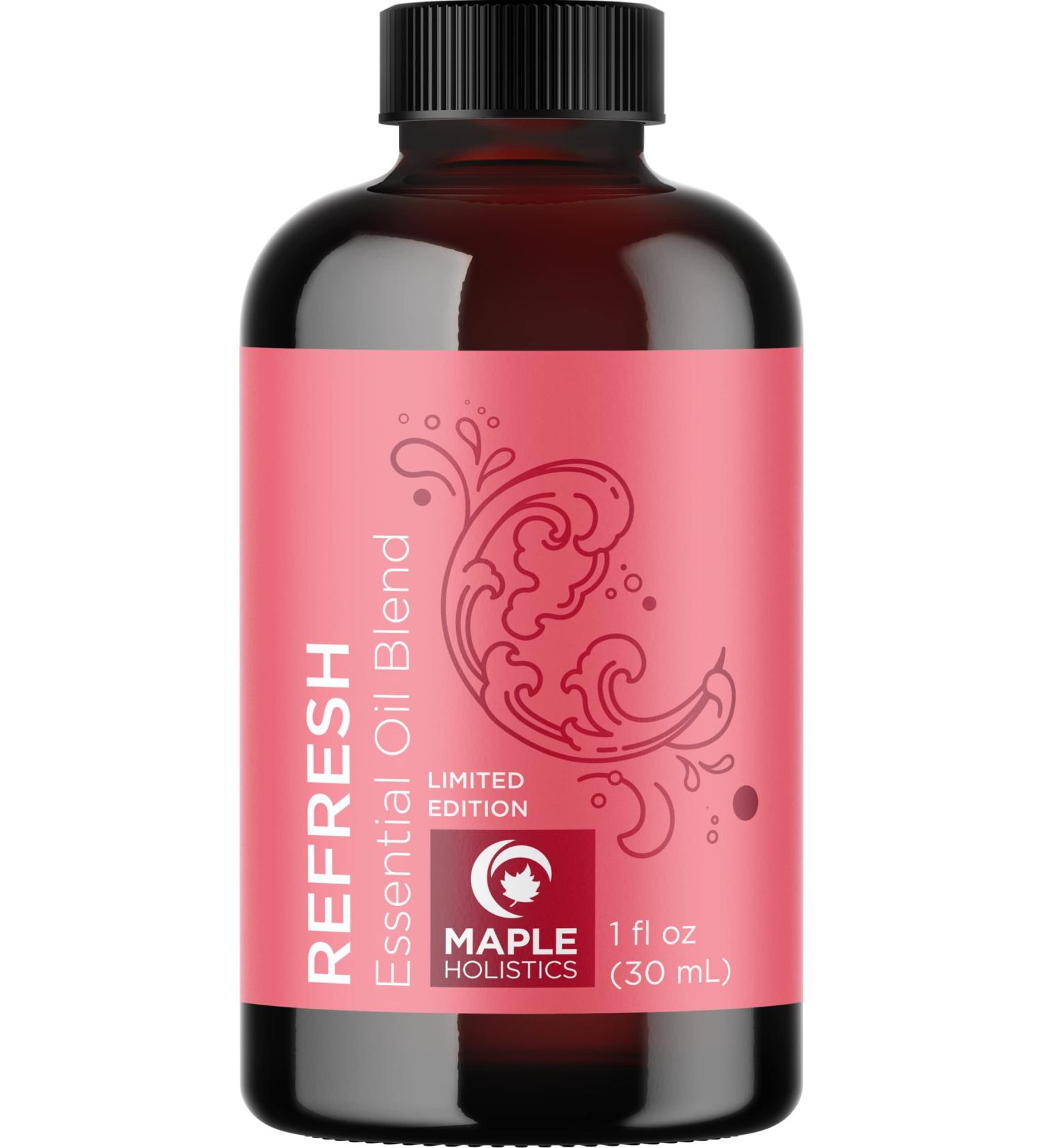 Pink Grapefruit Essential Oil Blend - Refreshing Citrus Essential Oil Blend for Diffusers with Lime Essential Oil Grapefruit Oil and Eucalyptus Essential Oil - Sweet Aromatherapy Citrus Oil Blend Refresh 1 Fl Oz (Pack of 1) - Buy Online on GoSupps.com