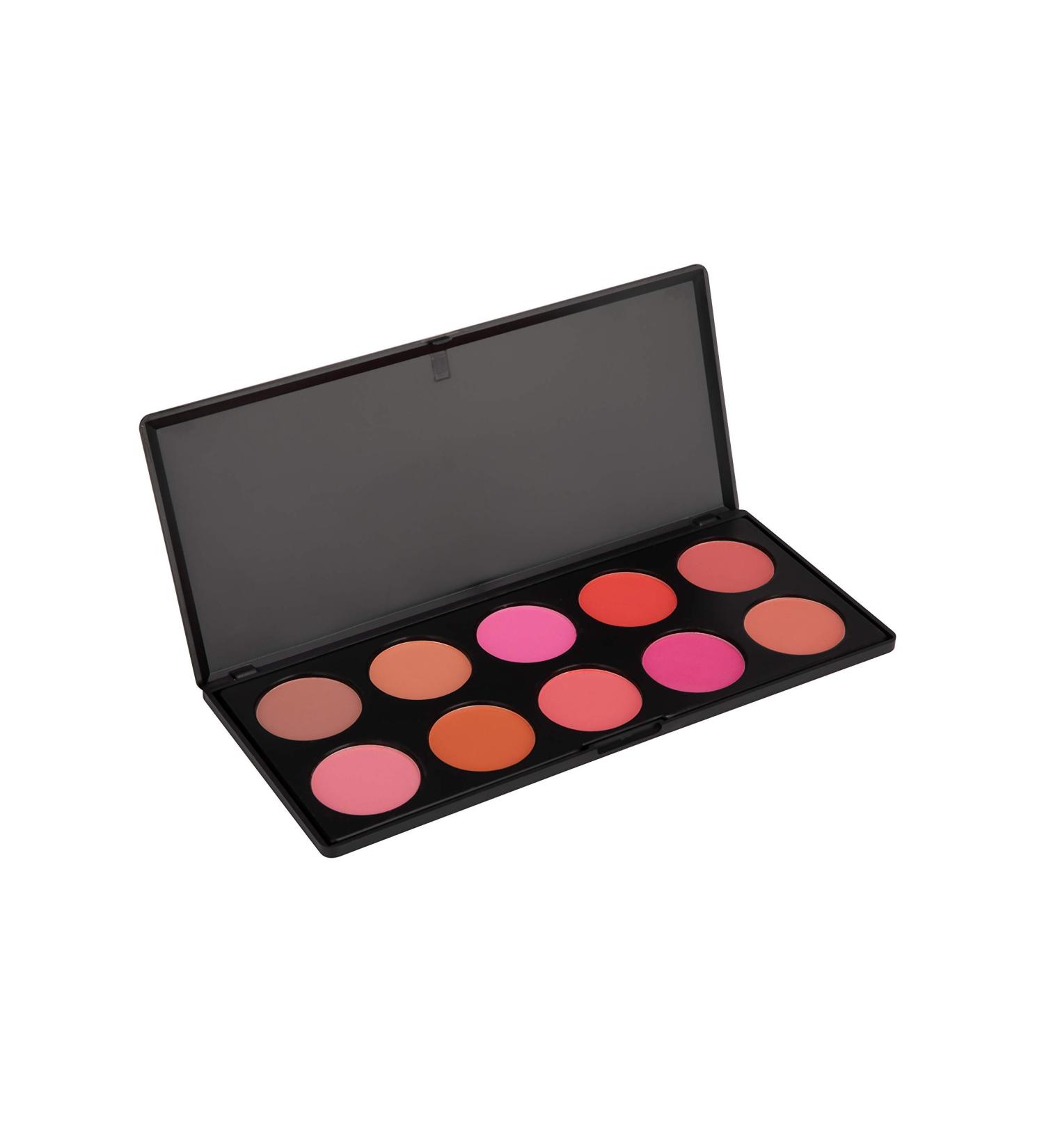 EpiLynx by Dr. Liia 10 Color Blush Palette - Pink & Neutral Colors - Gluten Free & Vegan for Sensitive Skin - 1 Count - Buy Online on GoSupps.com