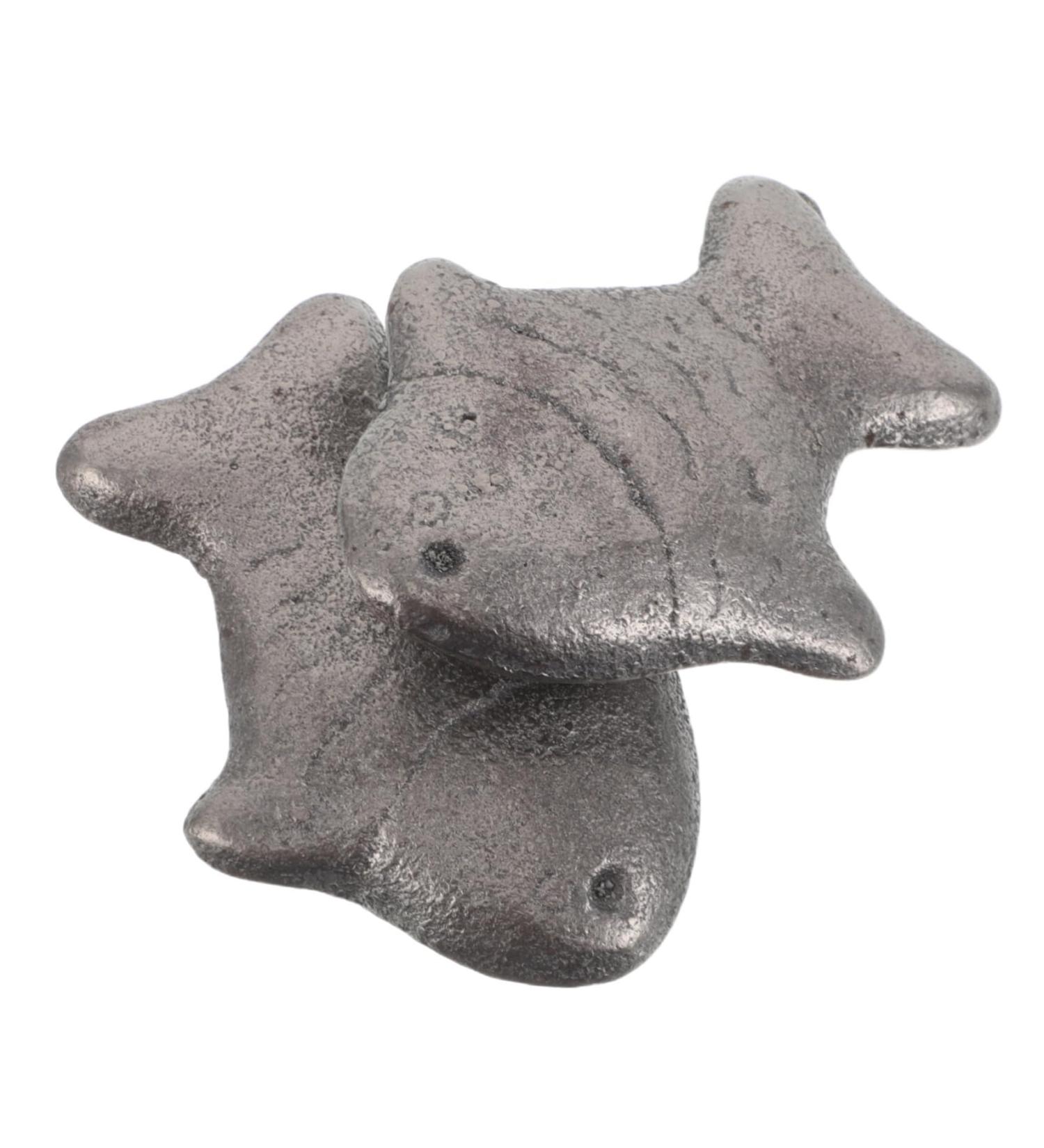  MUCKLILY 2 Piece Cast Iron Fish Cookware Iron Deficiency Prenatal Iron Kitchen Health Iron Supplement Iron Reusable Iron Supplement Vegan Dark Brown - Buy Online on GoSupps.com