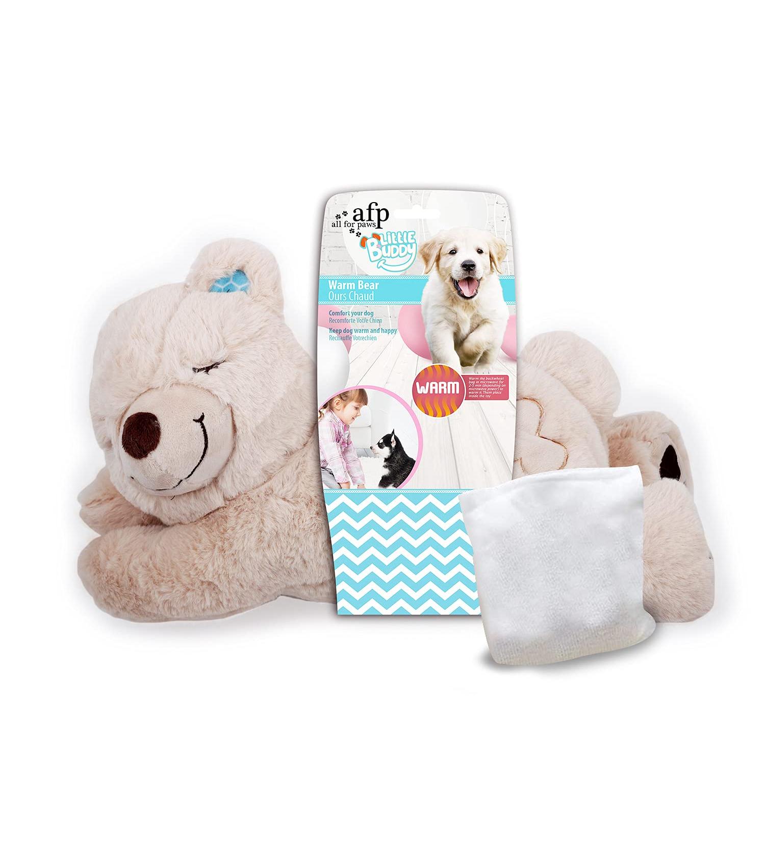 All For Paws Cuddly Toy for Dogs - Heartbeat Plush Animal | Comforting Puppy Toy & Behavioral Aid - Buy Online on GoSupps.com