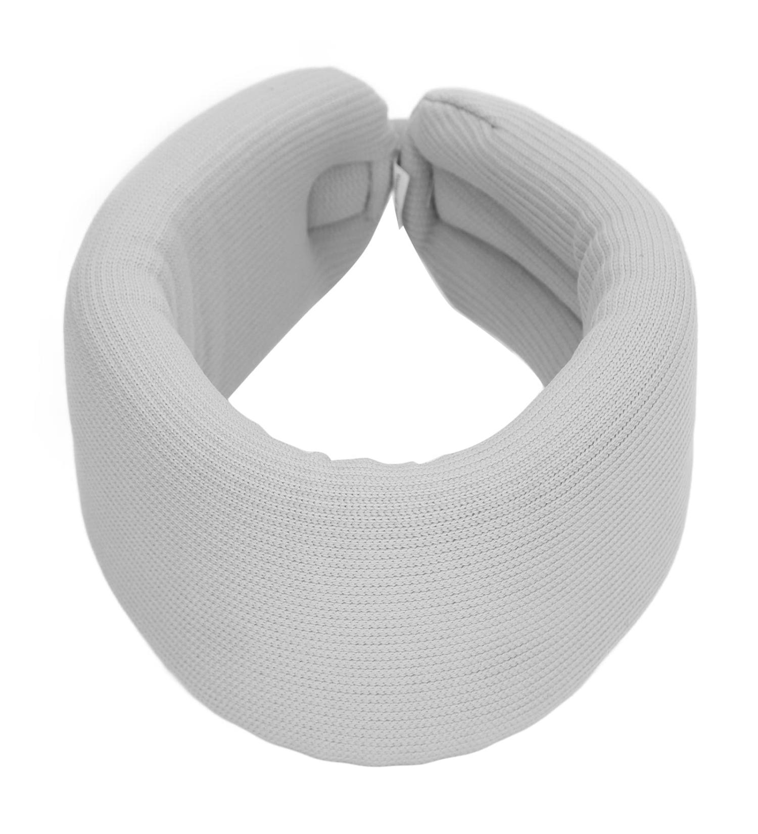 Ouken Neck Support Cushion - Adjustable Soft Neck Pillow for Comfortable Home Use - Gray Nylon & Elastic Sponge Design - Buy Online on GoSupps.com