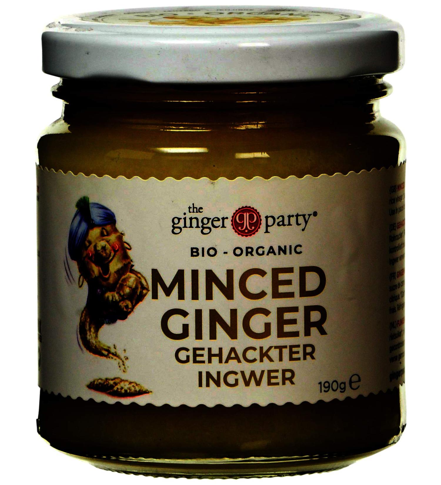 The Ginger People Organic Minced Ginger 190 g - Buy Online on GoSupps.com