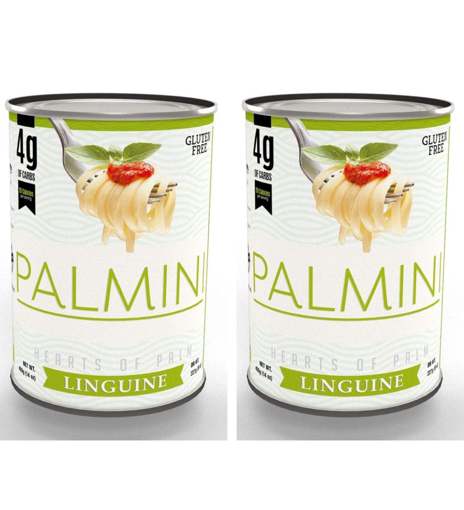 Palmini Low Carb Pasta 4g of Carbs As Seen On Shark Tank 14 Oz. Can ( Pack of 2)