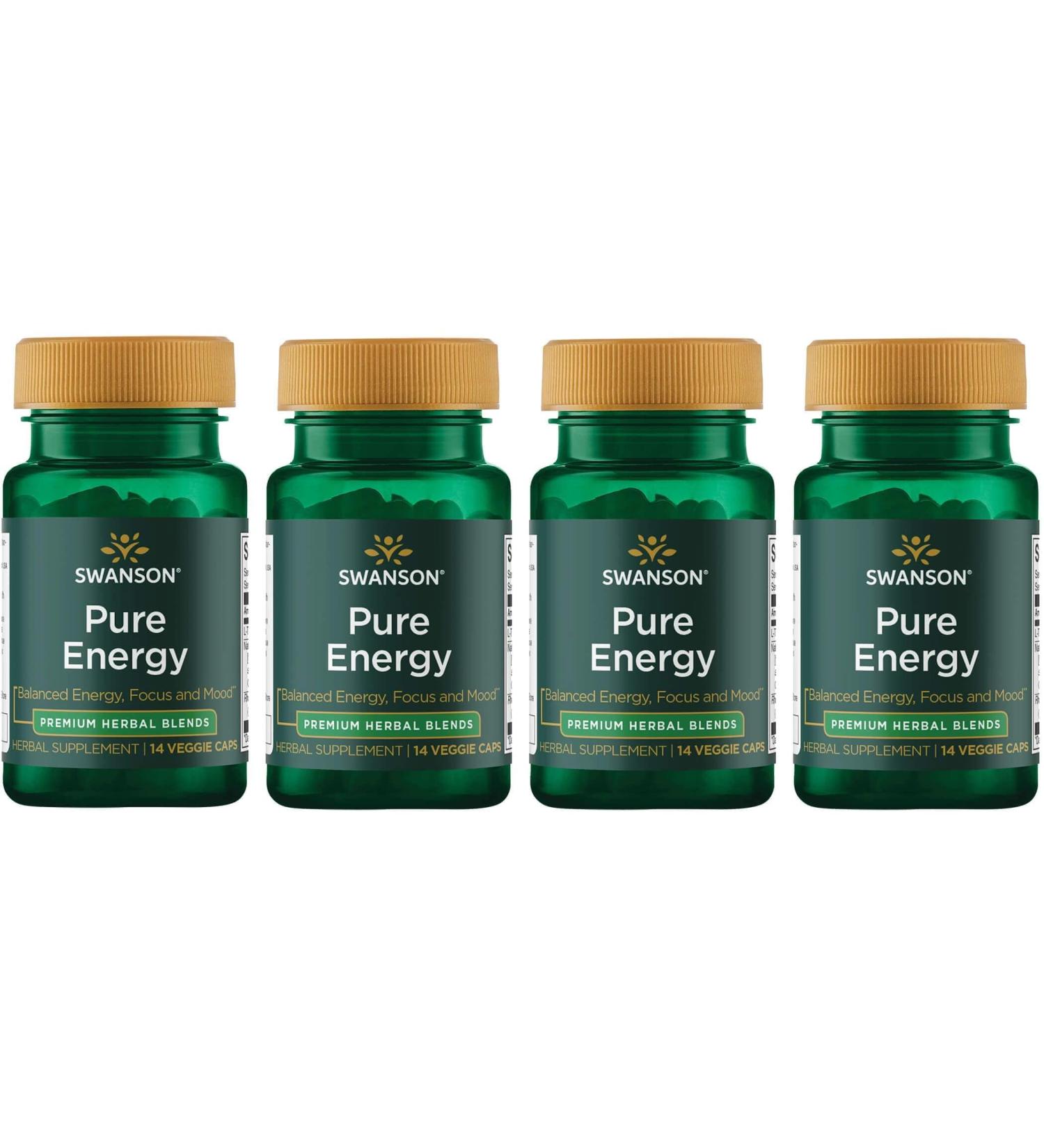 Swanson Pure Energy Trial Size 14 Veg Caps - Boost Your Energy | International Shipping Available - Buy Online on GoSupps.com