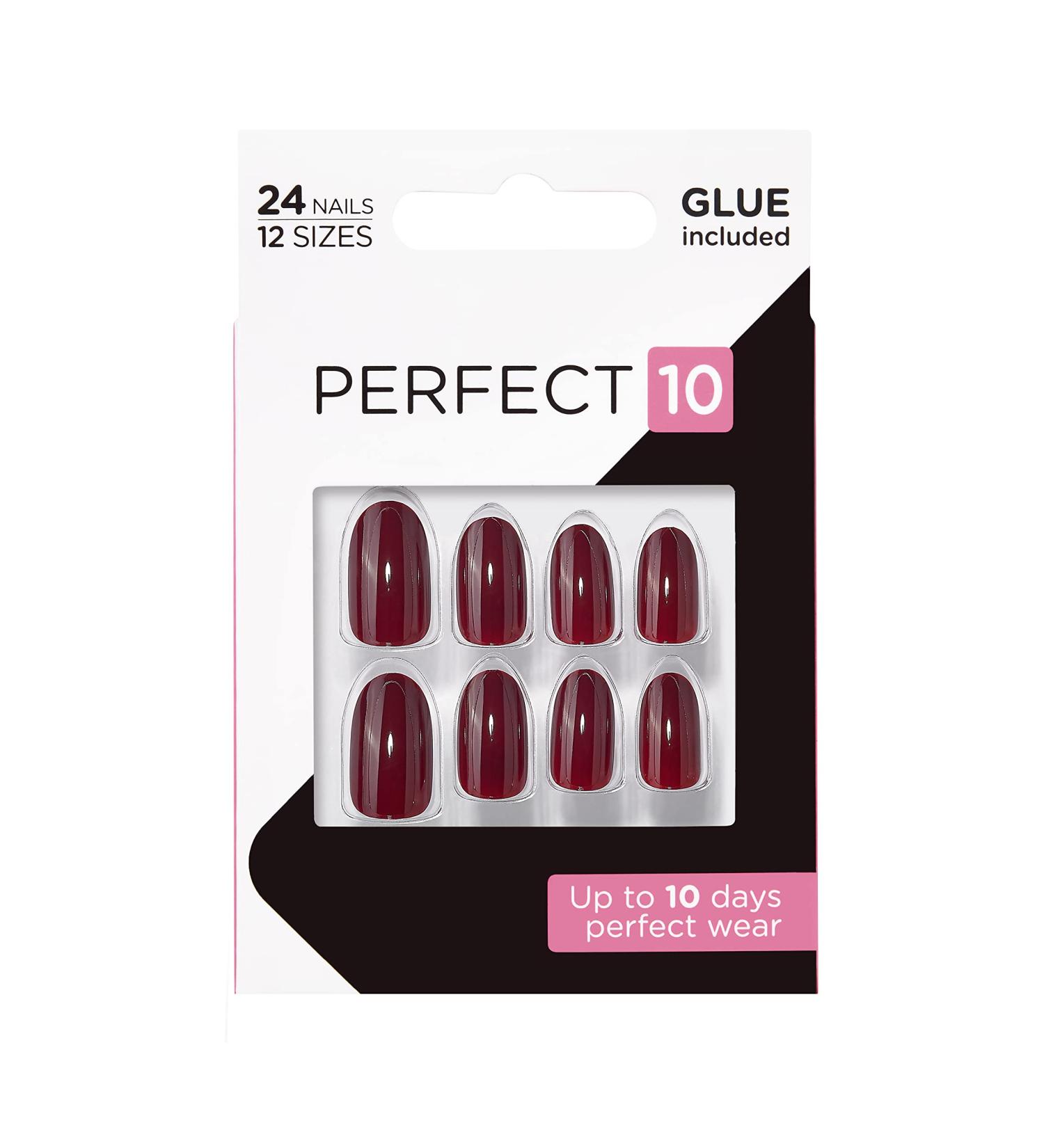 Elegant Touch Perfect 10 Garnet False Nail