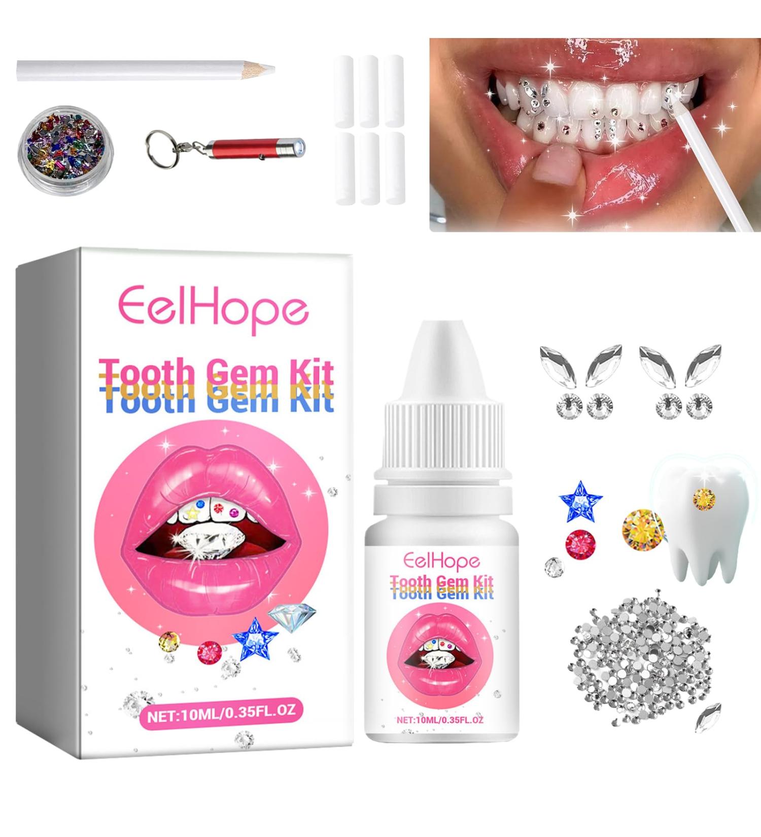 Tartar Jewelry Tarts Set | DIY Tooth Gem Kit with 1445 PCS - Enhance Your Smile with Tooth Jewelry & Glue - Buy Online on GoSupps.com