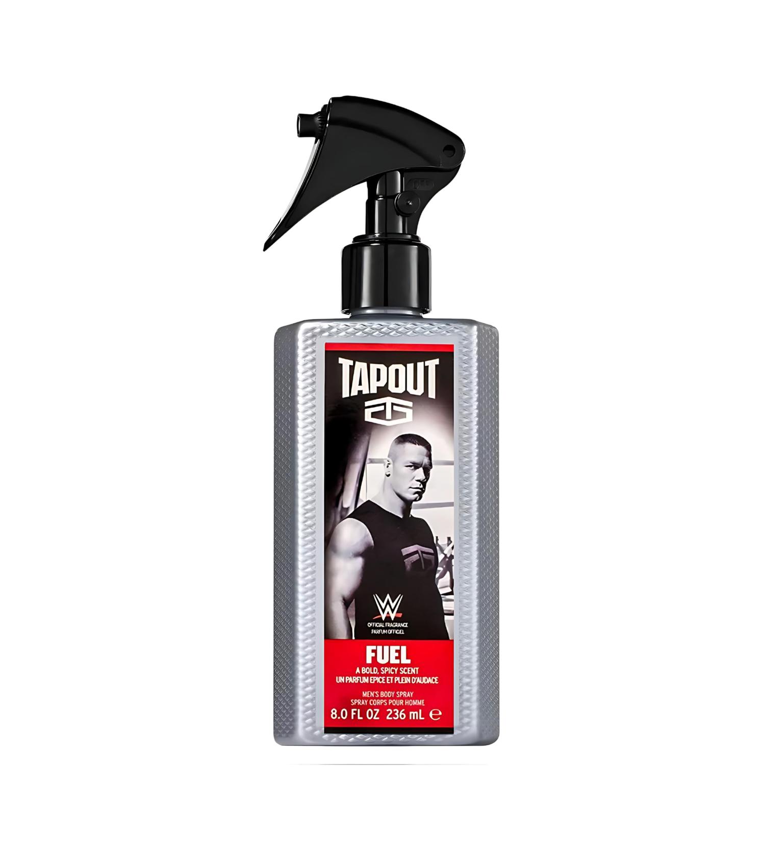 Tapout Fuel Body Spray Perfume for Men Refreshing Fragrance 8 oz - Buy Online on GoSupps.com