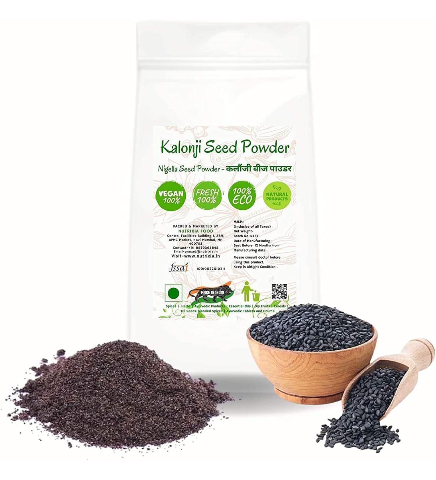 CROW Kalonji Seed Powder Nigella Seed Powder Kalongji Kalonji Powder (250 GMS)) - Buy Online on GoSupps.com