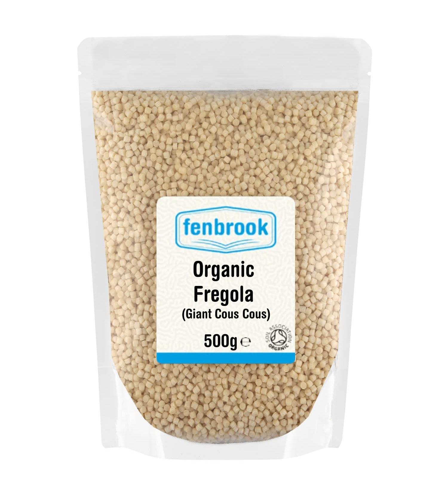 Certified Organic Fregola (Giant Cous Cous) 500g by Fenbrook Organic - Shop Now! - Buy Online on GoSupps.com