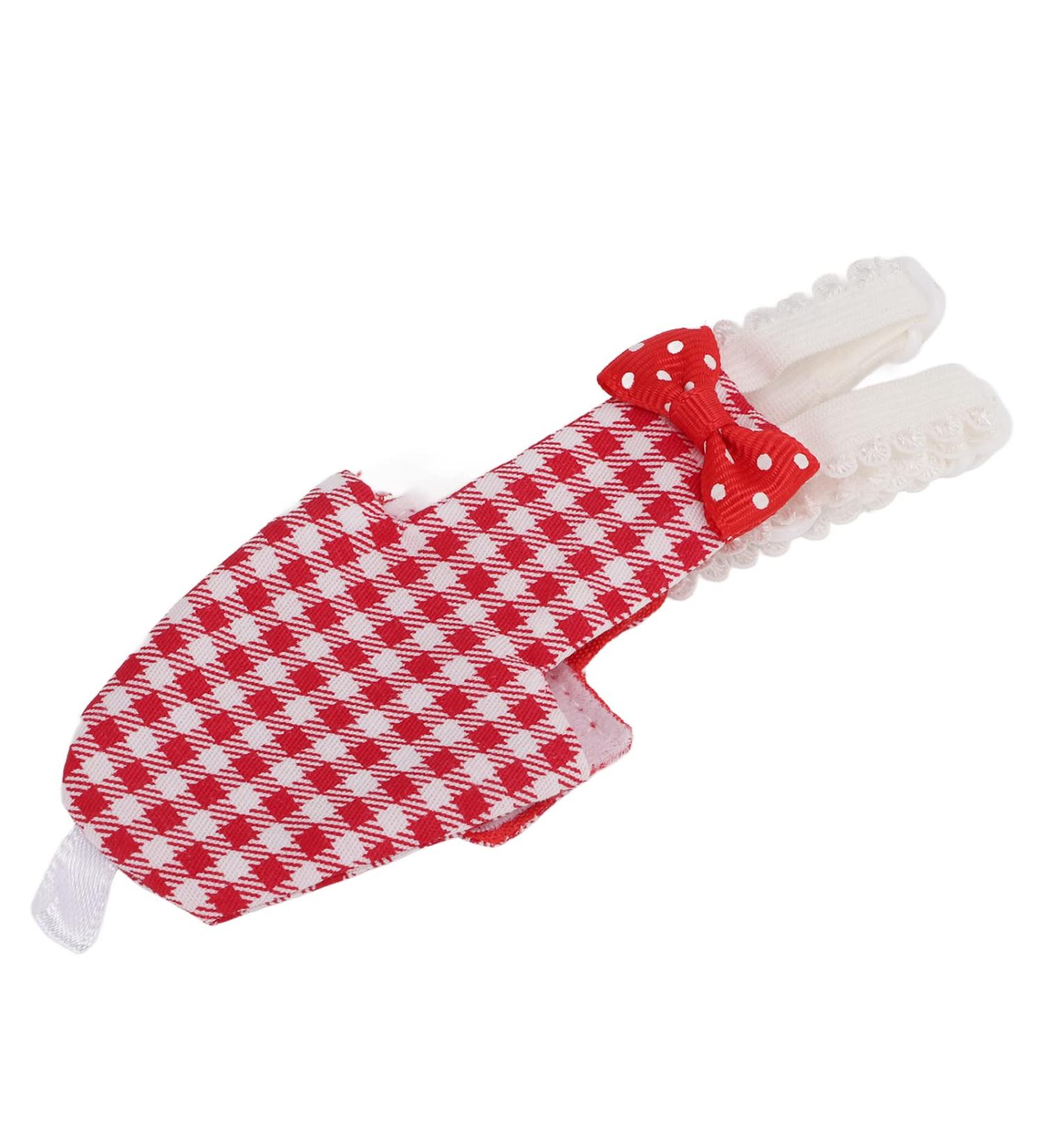 Buy Entatial Parrots Pilot Suit - Red Grid Waterproof Bird Tights for ARA & Budgies (L) - Perfect for Pet Protection - Buy Online on GoSupps.com