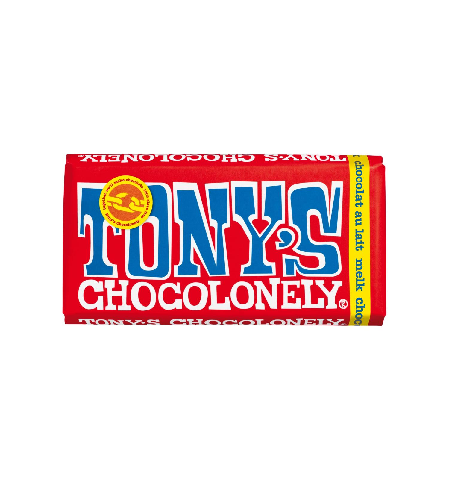  Tony's Chocolonely Tony's Chocolonely tablette de chocolat Lait 32% - Buy Online on GoSupps.com