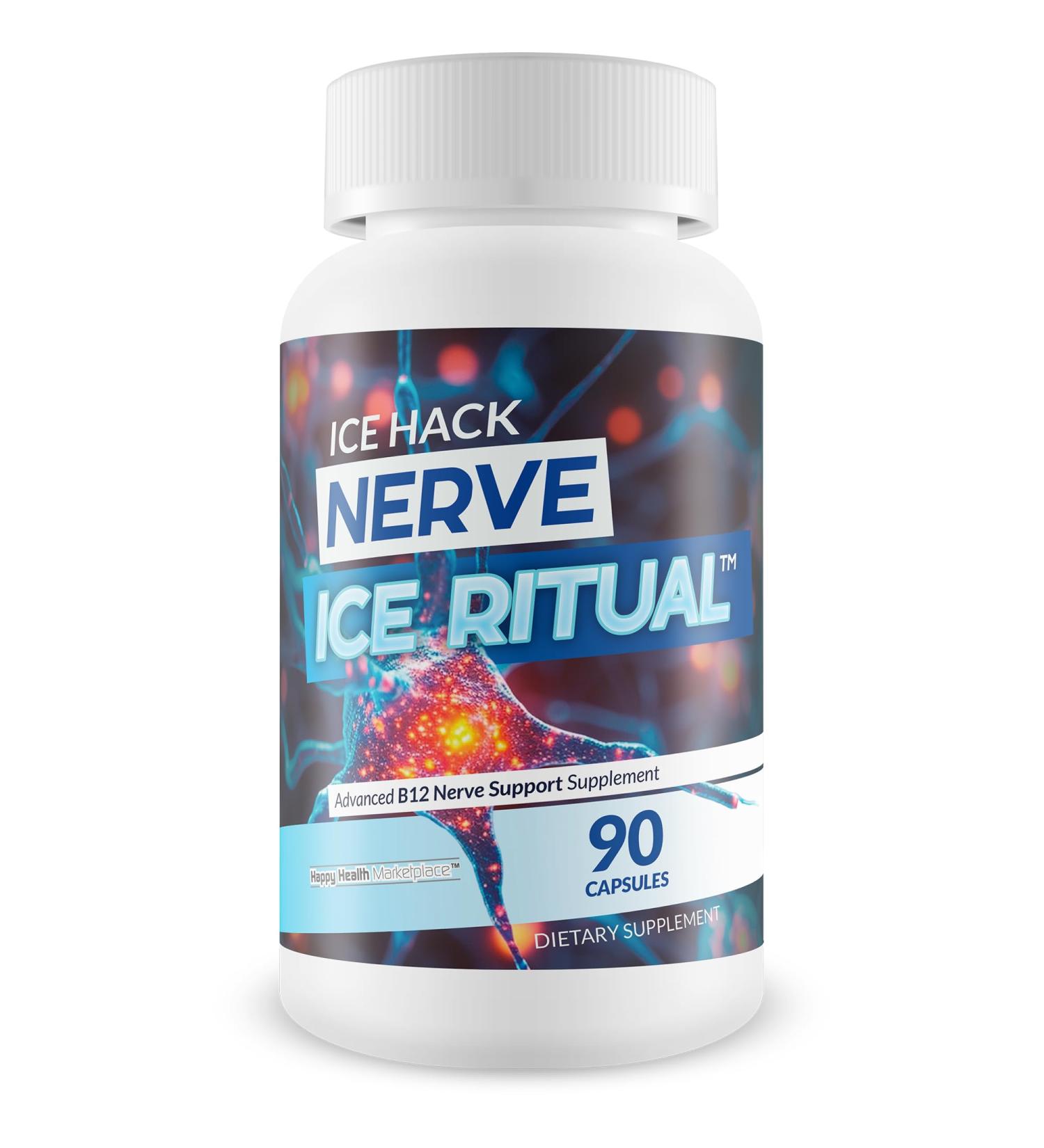 Nerve Ice Ritual Ice Hack - Okinawa Capsaicin For Neuropathy - Vitamin B12 Nerve Support Supplement - Central Nervous System Nerve Flow For Neuropathy Relief - Best Magnesium Nervous System Support - Buy Online on GoSupps.com