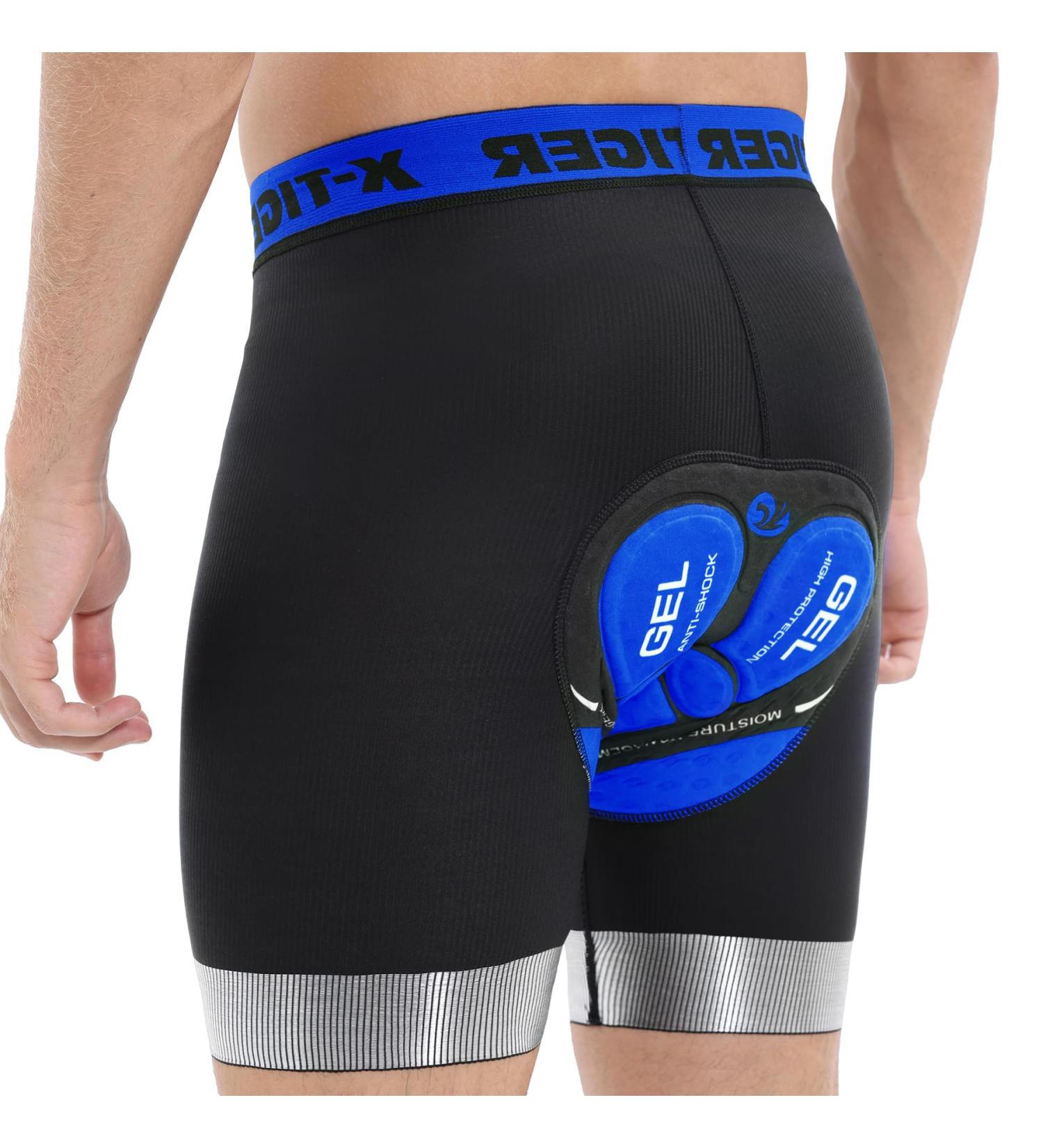X-Tiger Men's Bike Underpants | 5D Padded MTB Shorts | Comfortable Cycling Pants 3XL - Buy Online on GoSupps.com